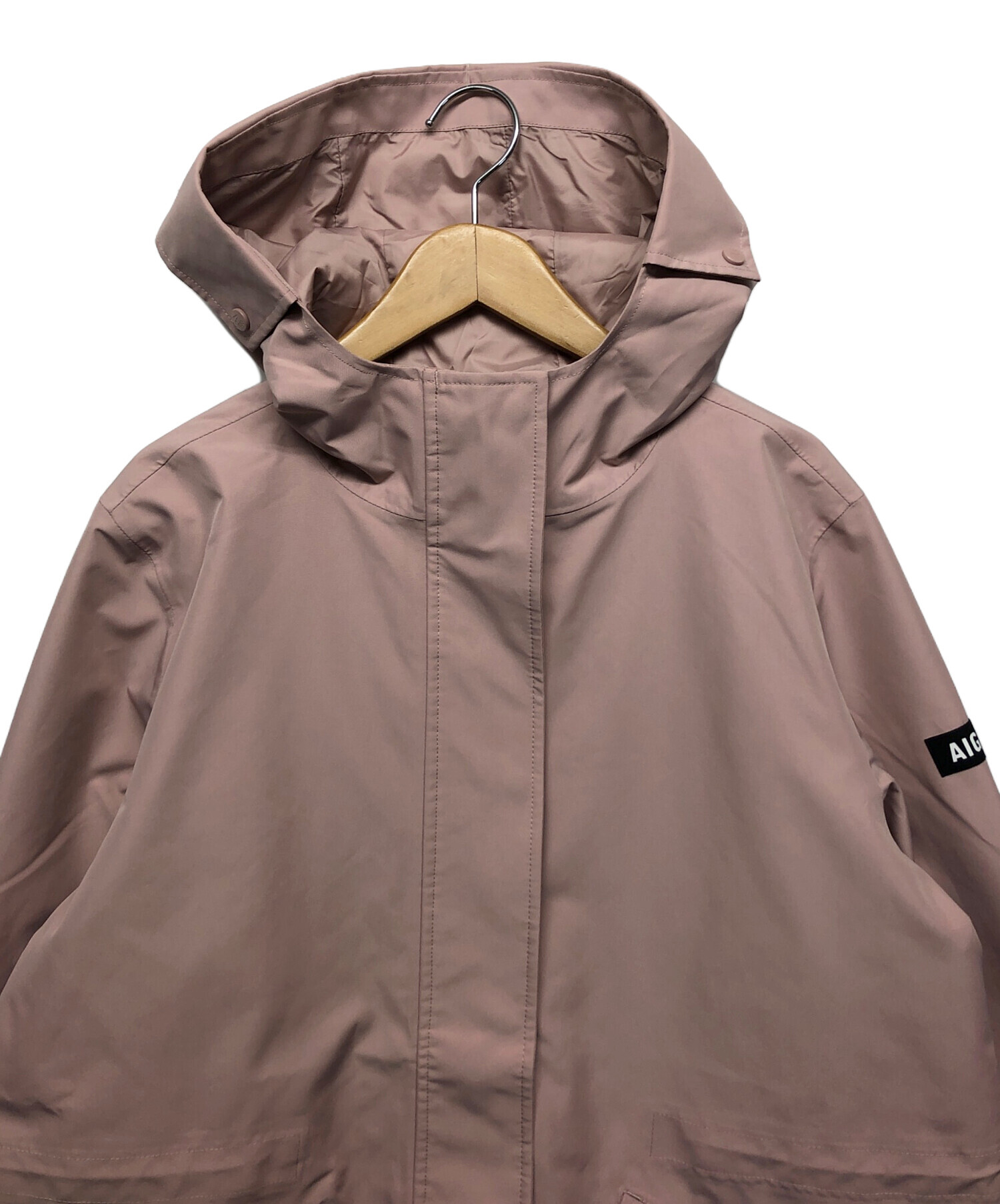 中古・古着通販】AIGLE (エーグル) フーデッドコート ピンク サイズ:38 