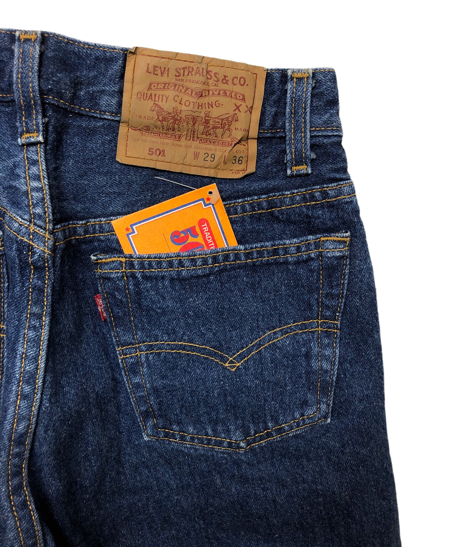 中古・古着通販】LEVI'S (リーバイス) デニムパンツ インディゴ サイズ