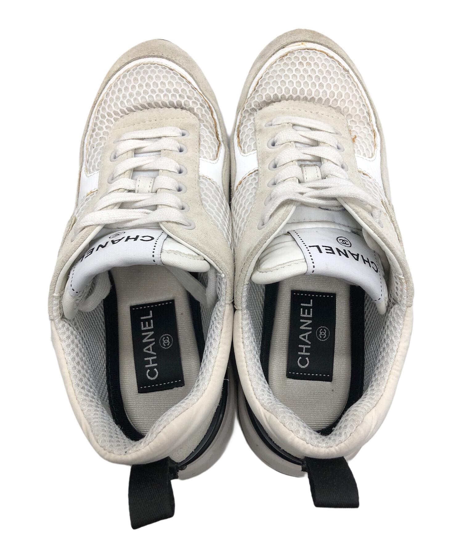 中古・古着通販】CHANEL (シャネル) ローカットスニーカー ベージュ 