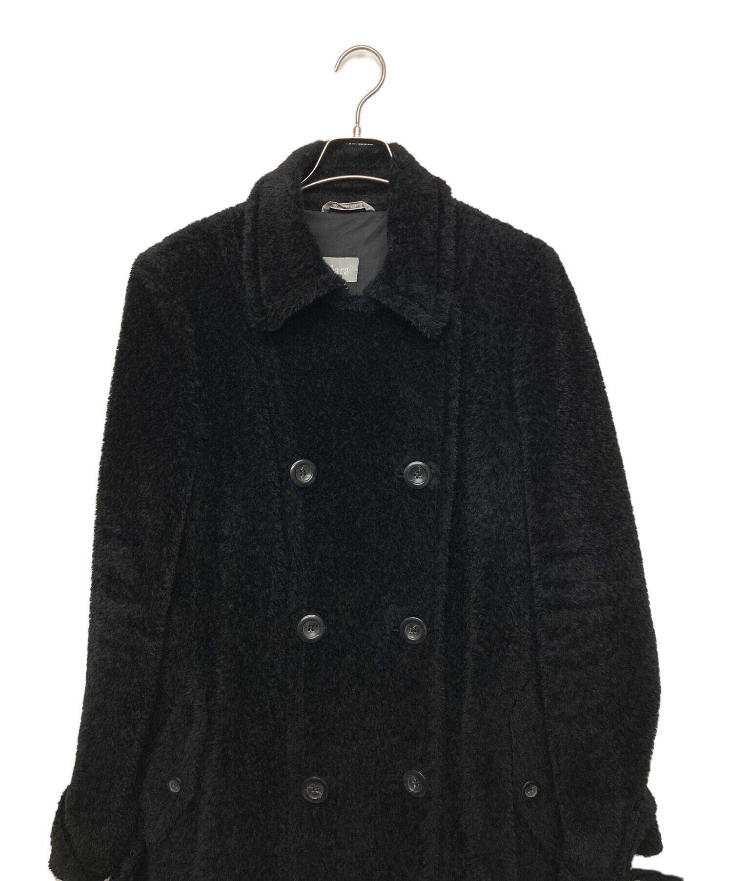 中古・古着通販】MaxMara (マックスマーラ) アルパカ混コート ブラック マックスマーラアルパカ混コート