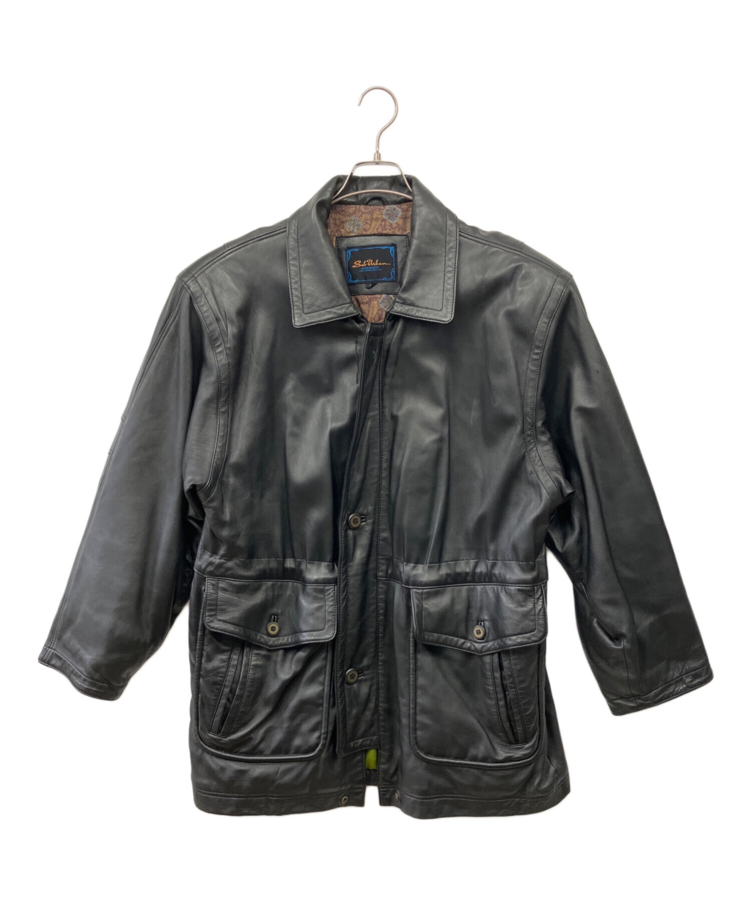中古・古着通販】Sub urban (サブアーバン) レザージャケット ブラック