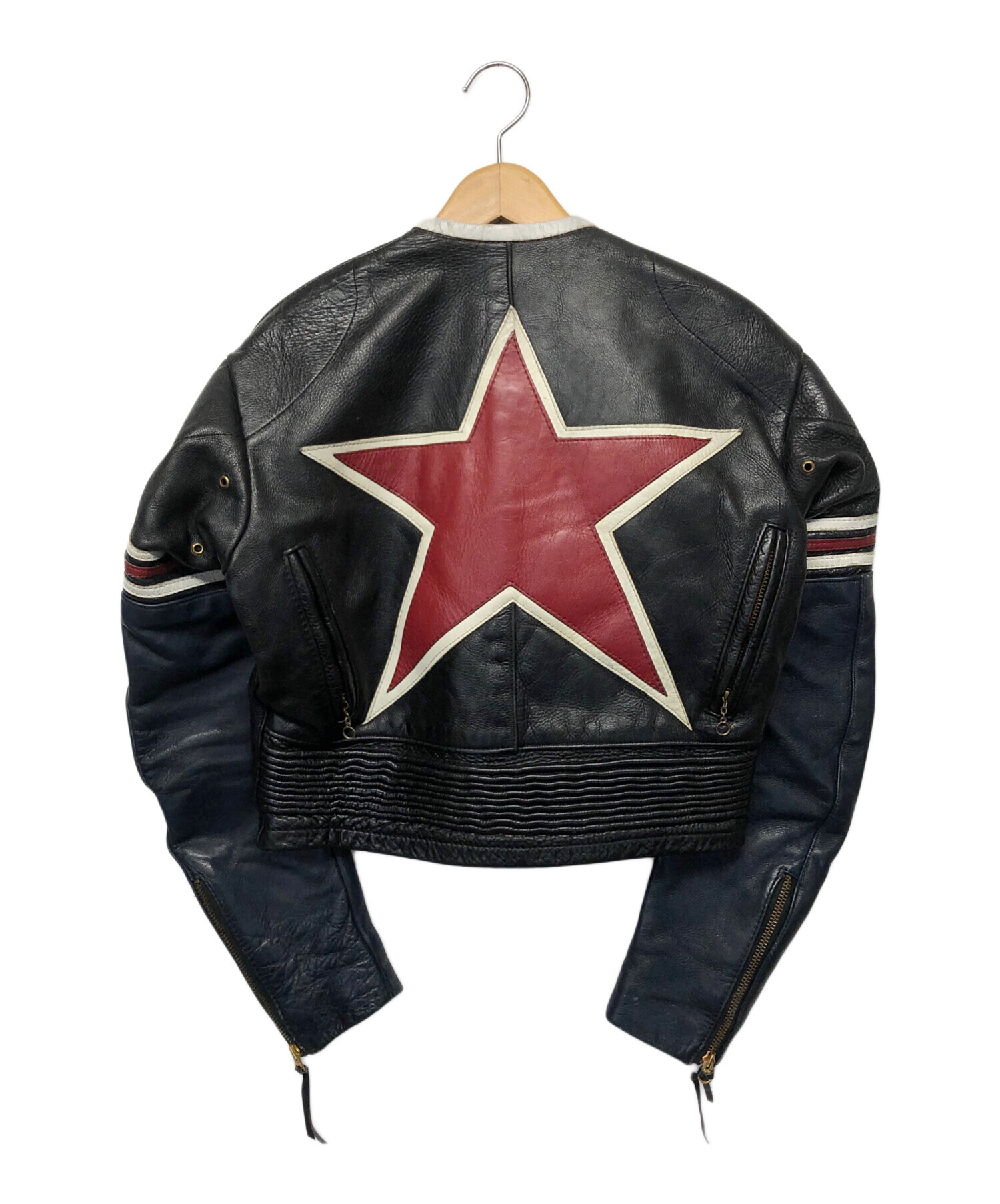 中古・古着通販】VANSON (バンソン) ワンスター ライダースジャケット