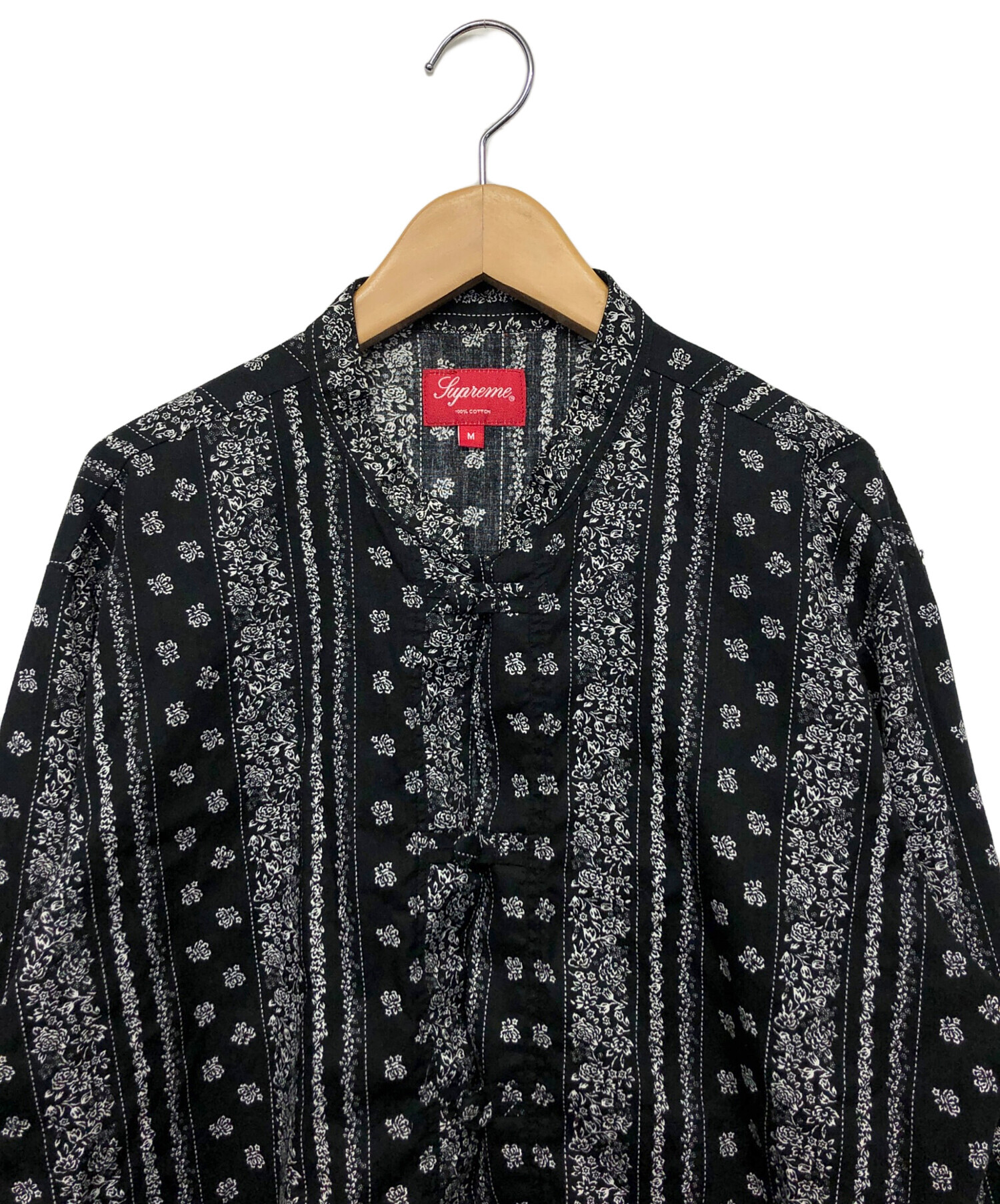 中古・古着通販】Supreme (シュプリーム) チャイナシャツ ブラック 