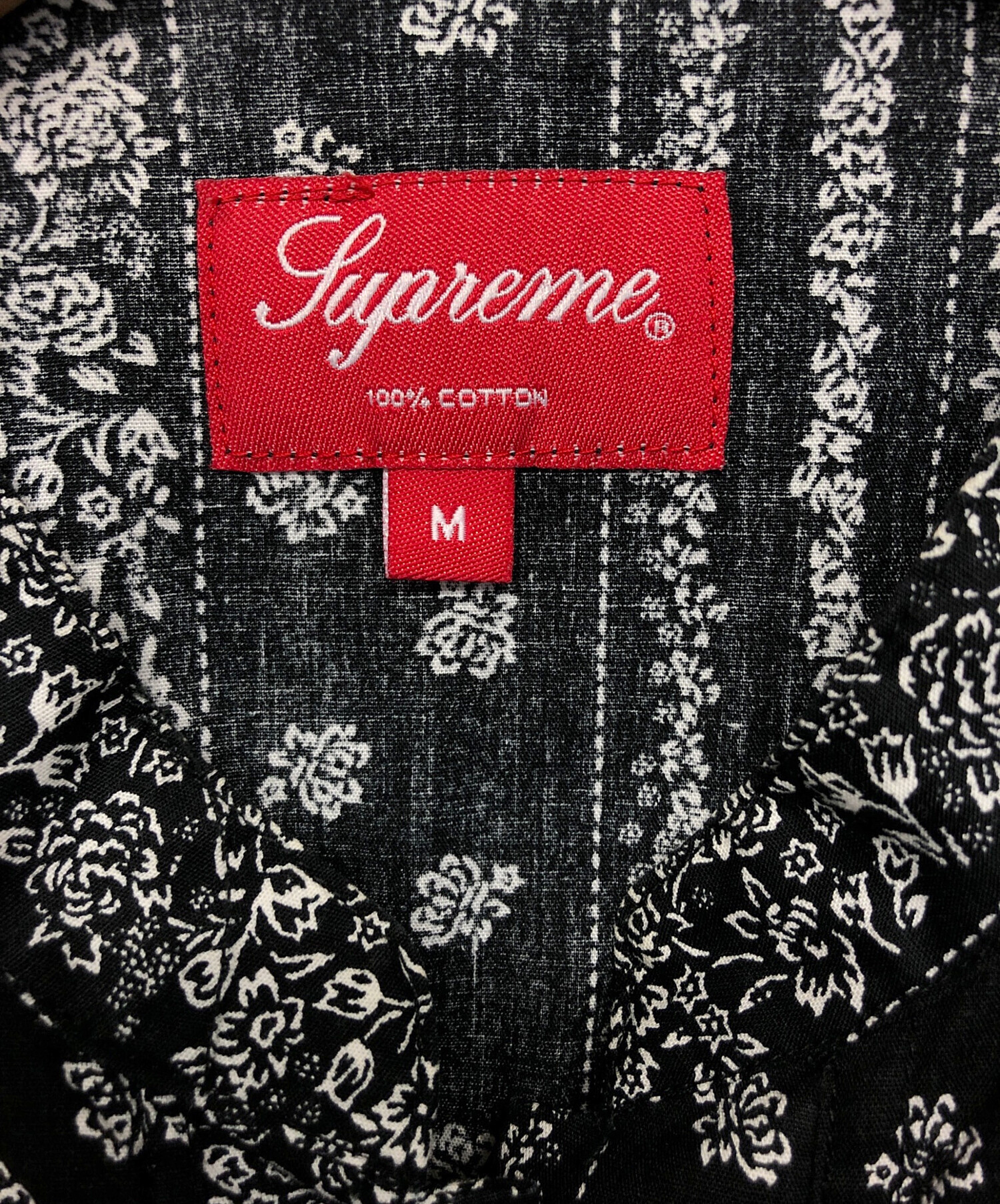 中古・古着通販】Supreme (シュプリーム) チャイナシャツ ブラック 