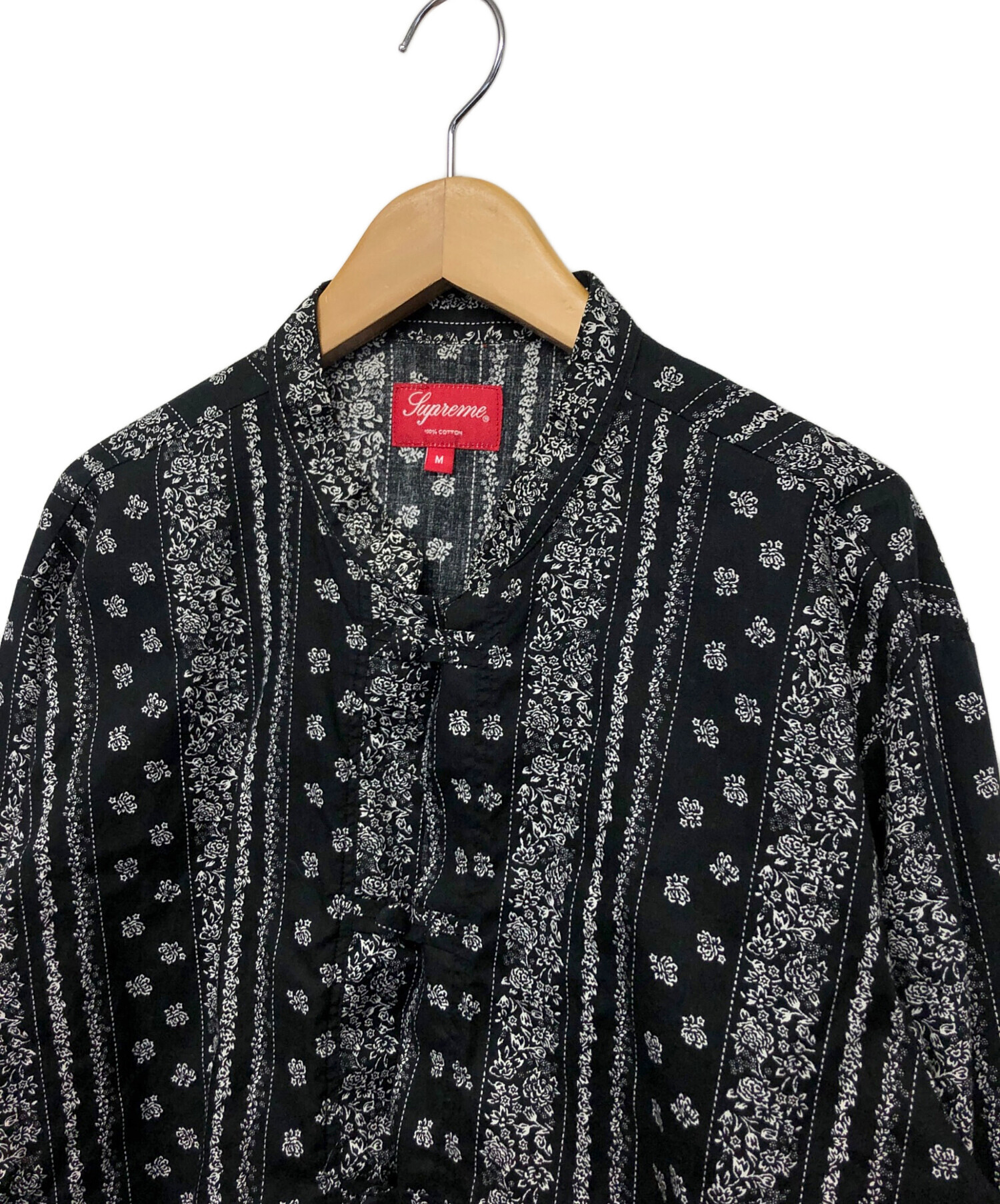 中古・古着通販】Supreme (シュプリーム) チャイナシャツ ブラック