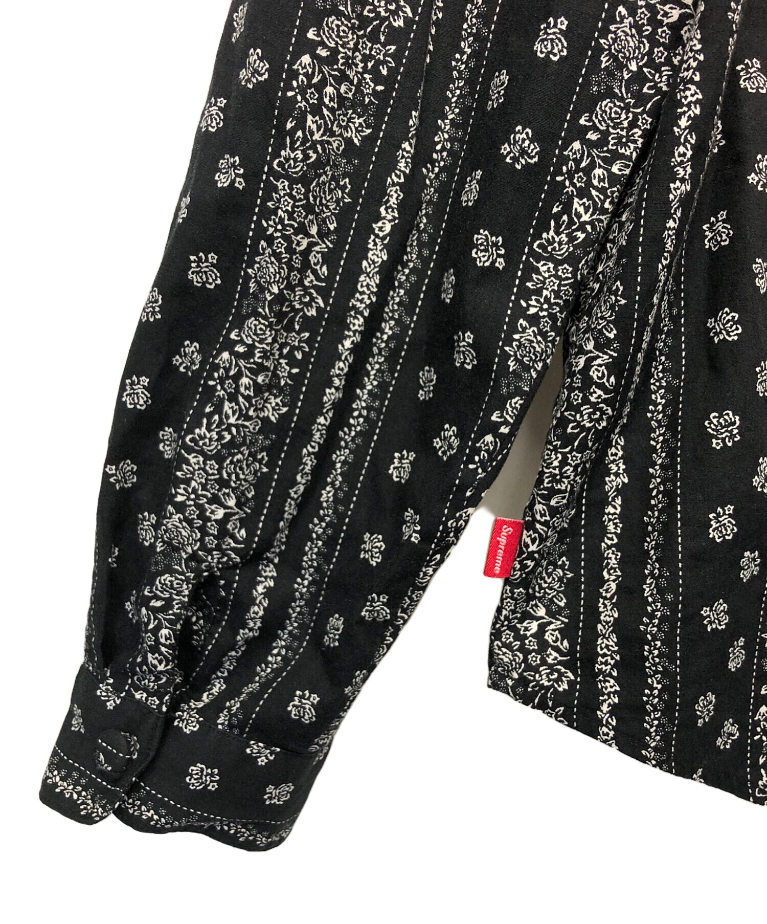 中古・古着通販】Supreme (シュプリーム) チャイナシャツ ブラック