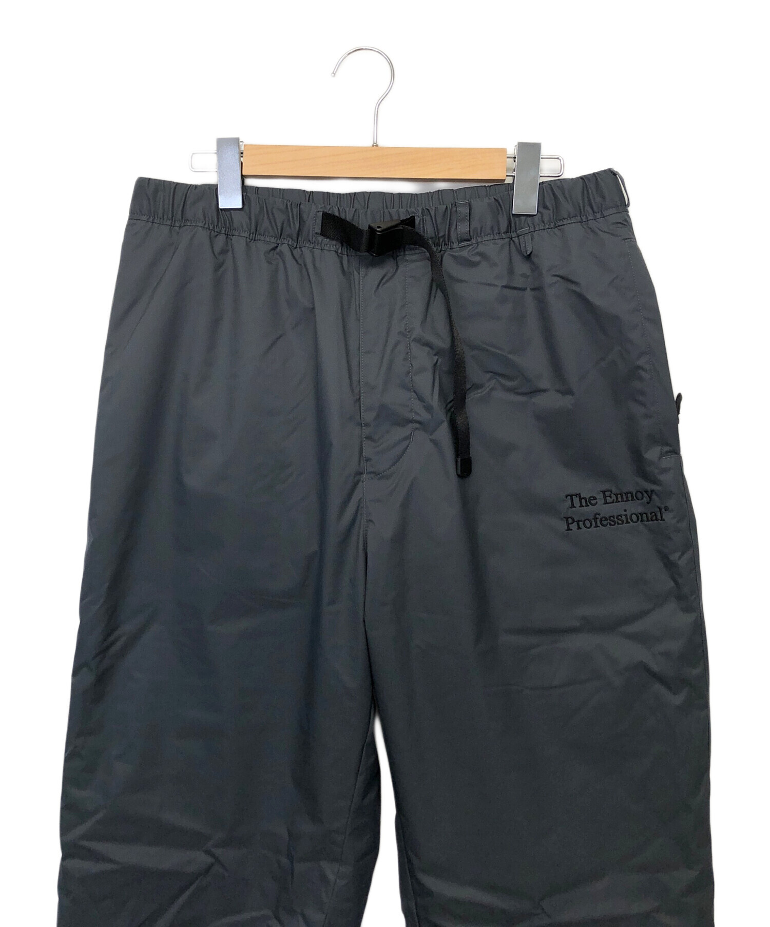 中古・古着通販】ENNOY (エンノイ) PADDED PANTS グレー サイズ:L 