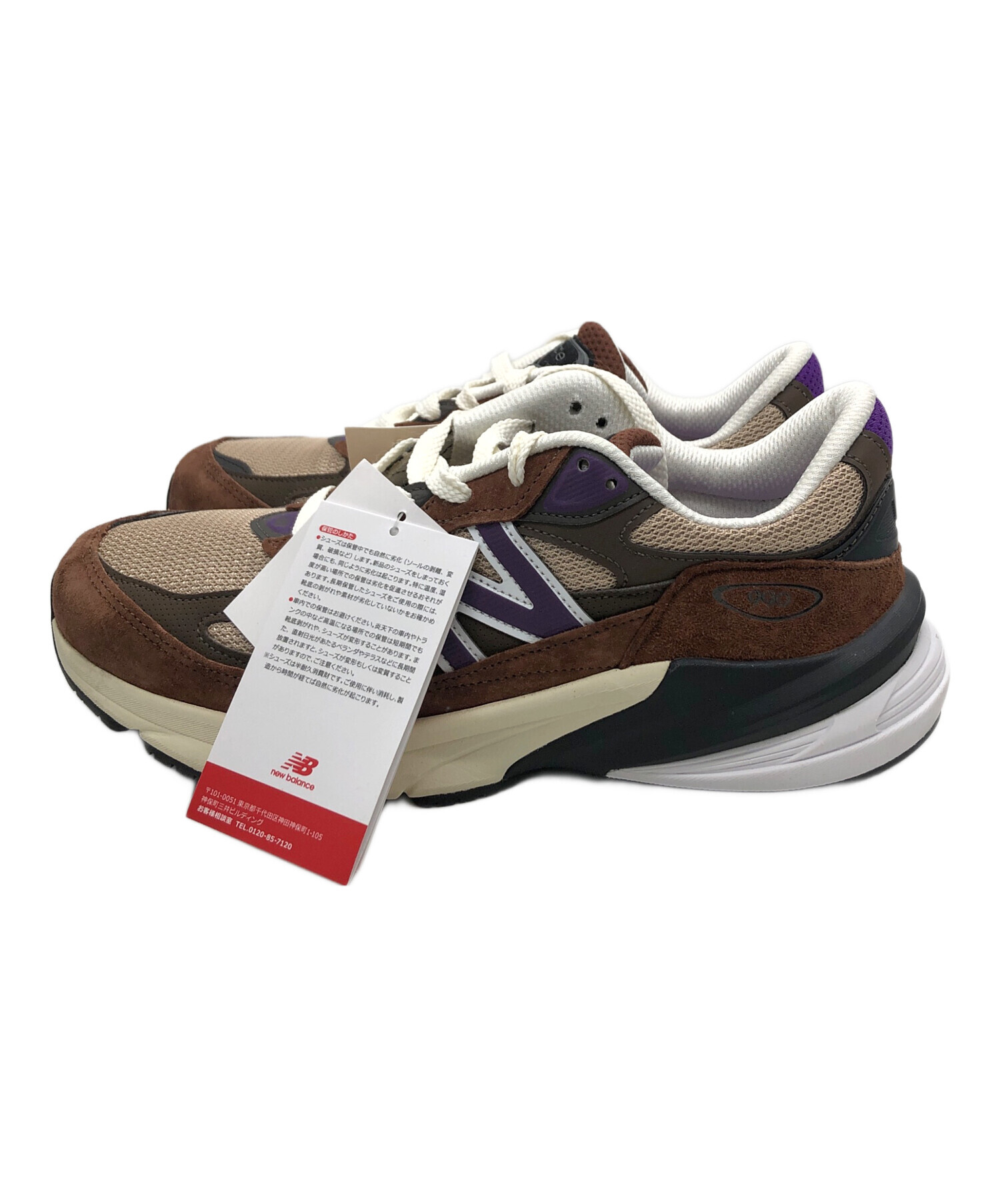中古・古着通販】NEW BALANCE (ニューバランス) 990V6 ブラウン サイズ
