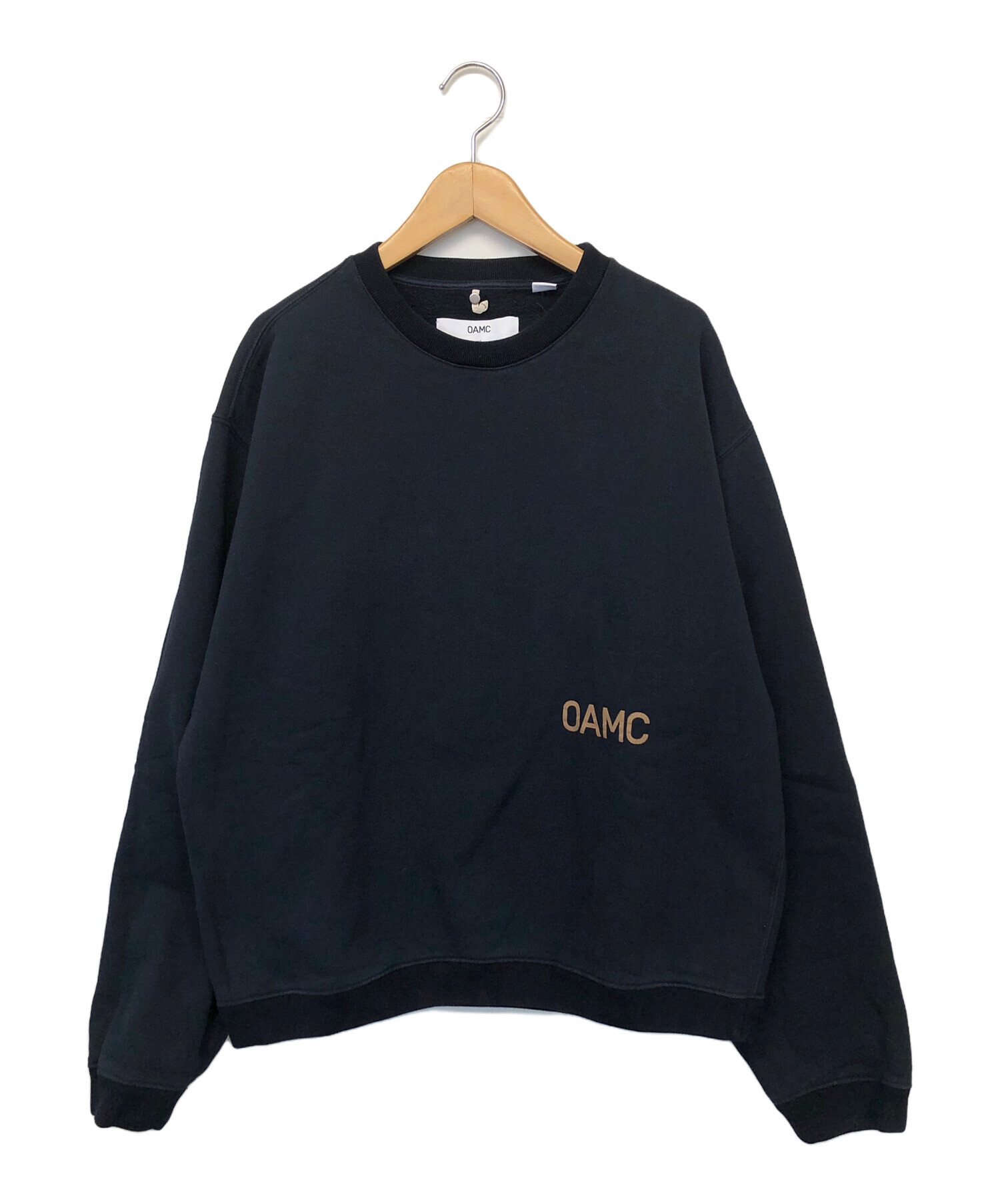 中古・古着通販】OAMC (オーエーエムシー) NOISE CREWNECK ネイビー 