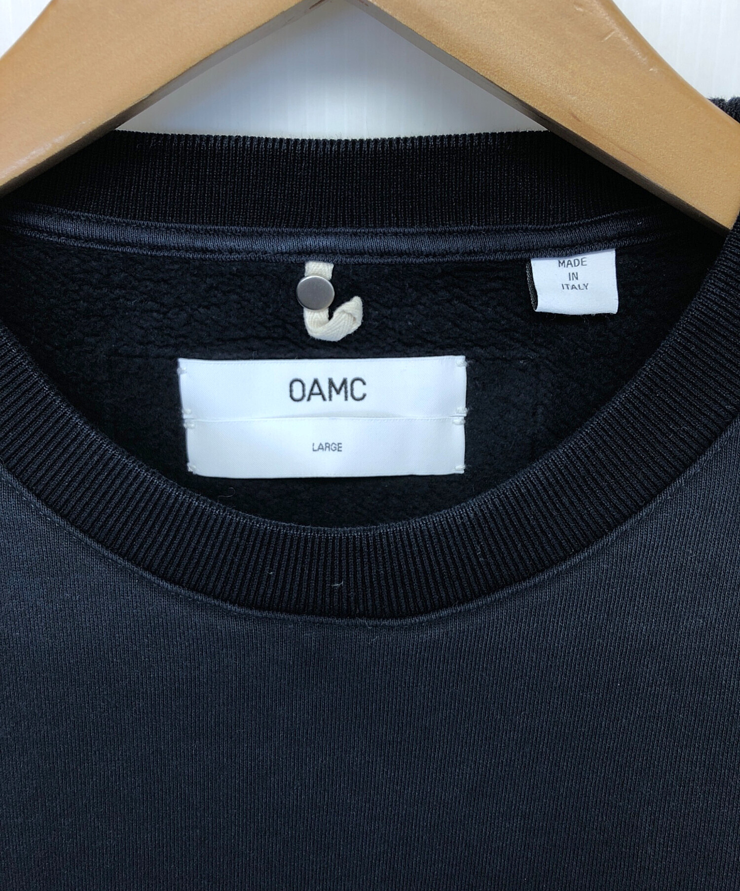 中古・古着通販】OAMC (オーエーエムシー) NOISE CREWNECK ネイビー