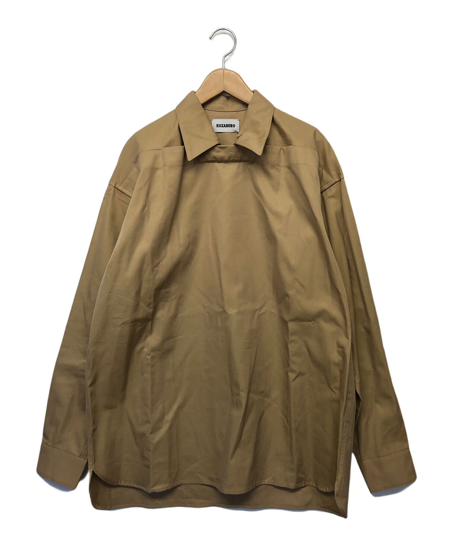 定価98700円　KOZABURO SIZE 1 中古・古着通販】KOZABURO (コウザブロウ) シャツ ベージュ サイズ:M