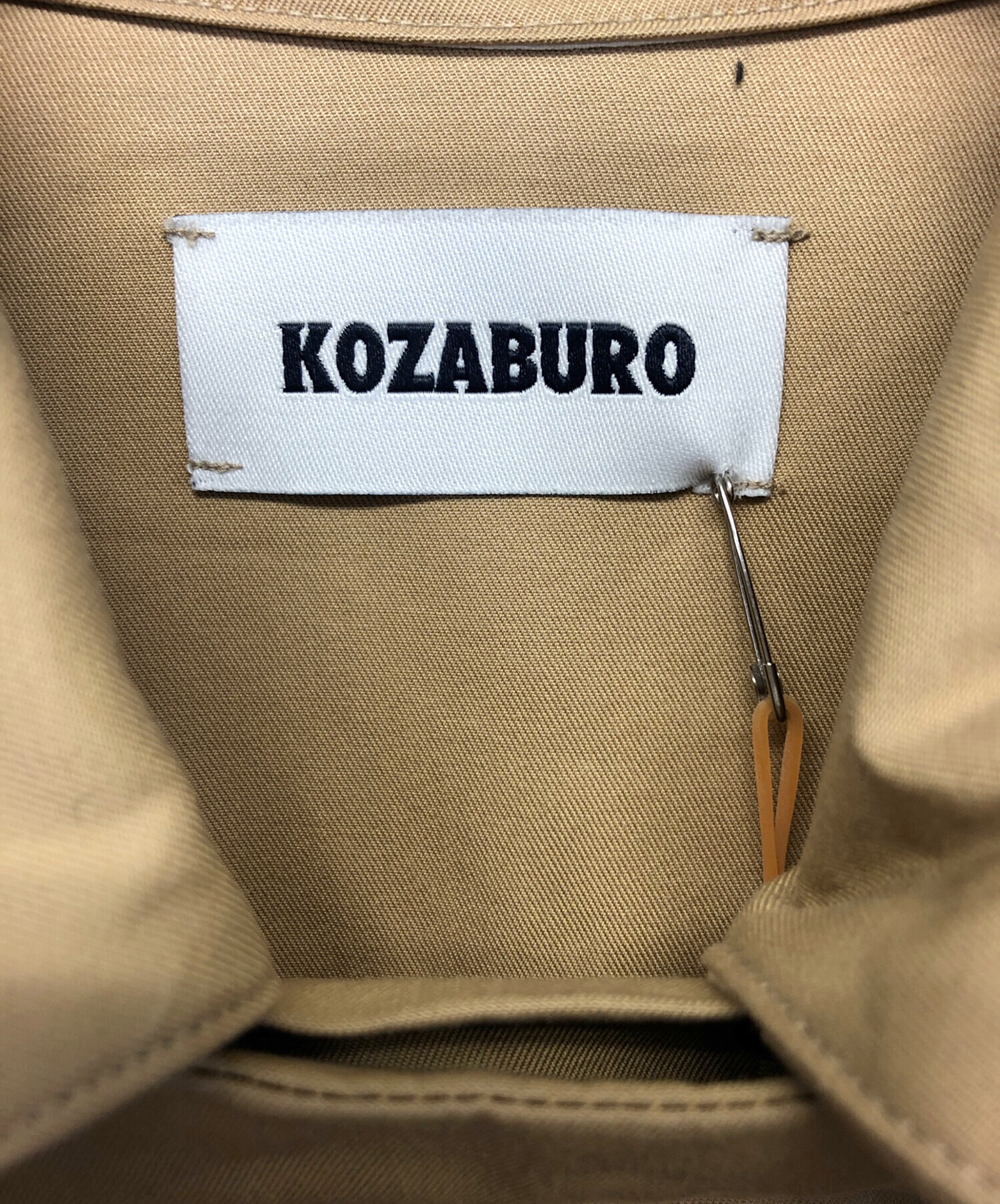 中古・古着通販】KOZABURO (コウザブロウ) シャツ ベージュ サイズ:M