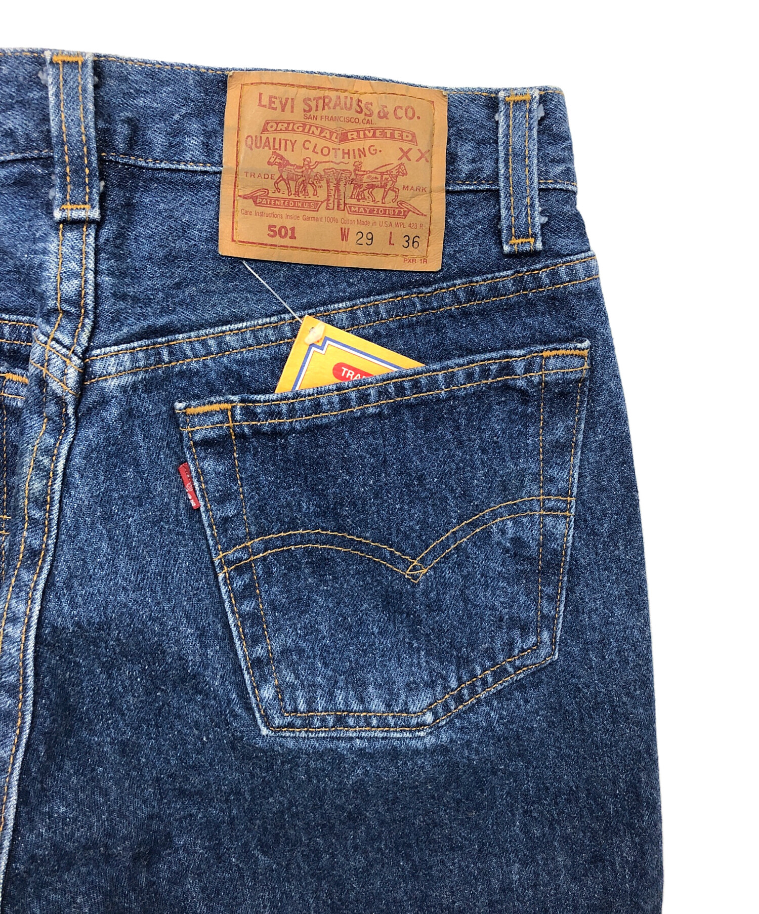 中古・古着通販】LEVI'S (リーバイス) 501デニムパンツ インディゴ
