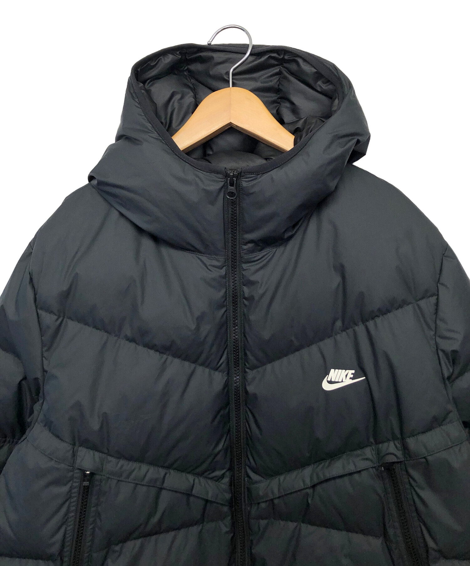 中古・古着通販】NIKE (ナイキ) ダウンジャケット ブラック サイズ:XL 