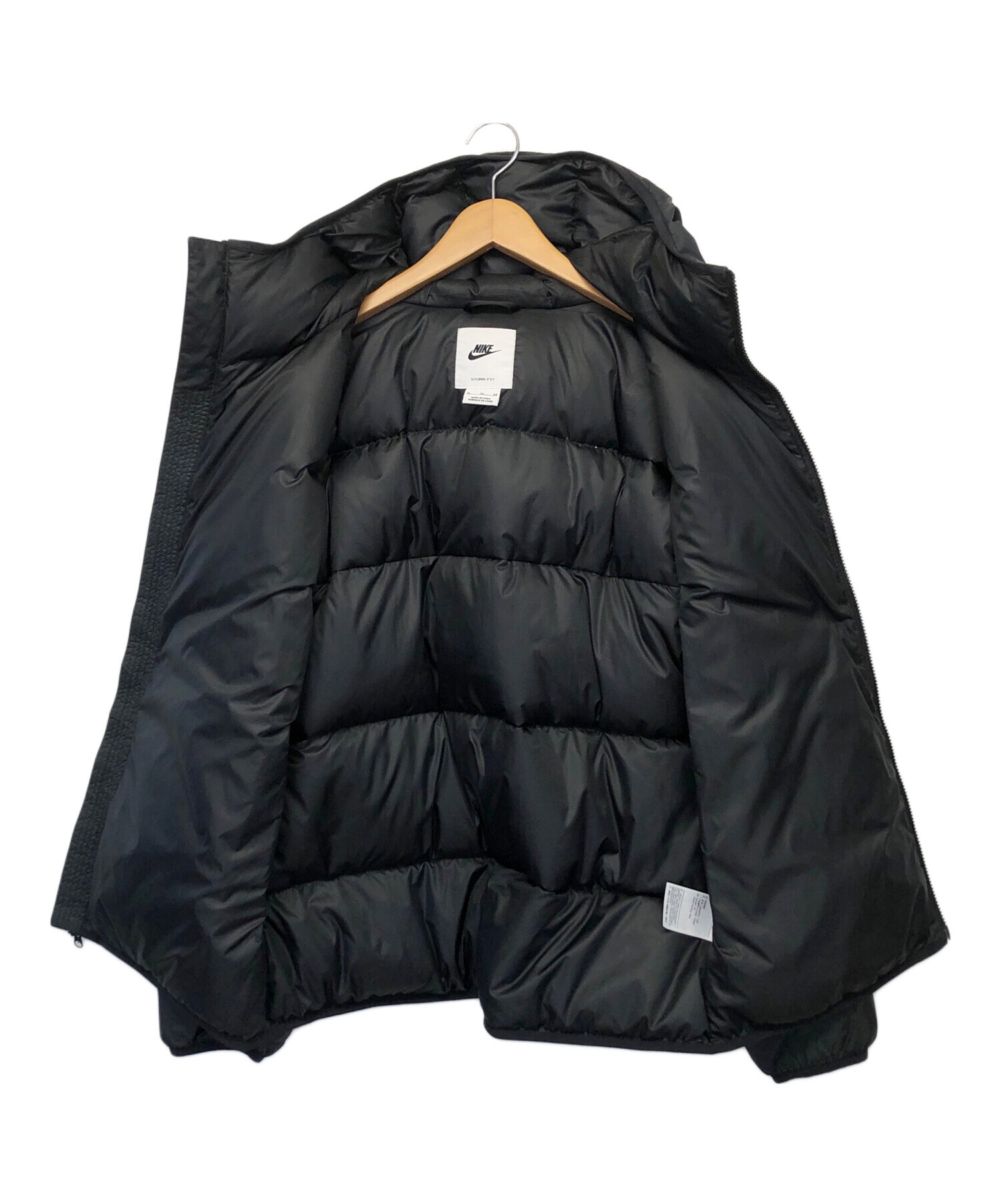 中古・古着通販】NIKE (ナイキ) ダウンジャケット ブラック サイズ:XL 