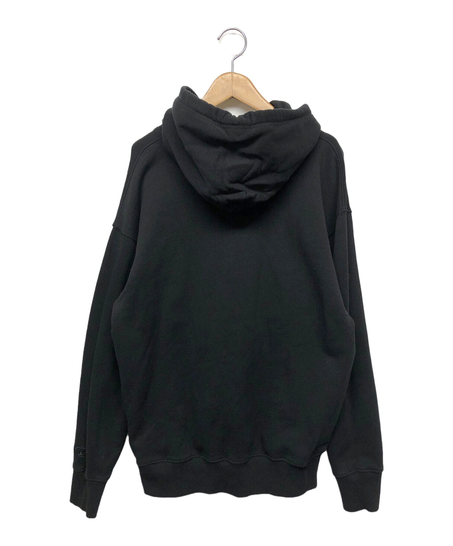 中古・古着通販】DIESEL (ディーゼル) プルオーバーパーカー ブラック 