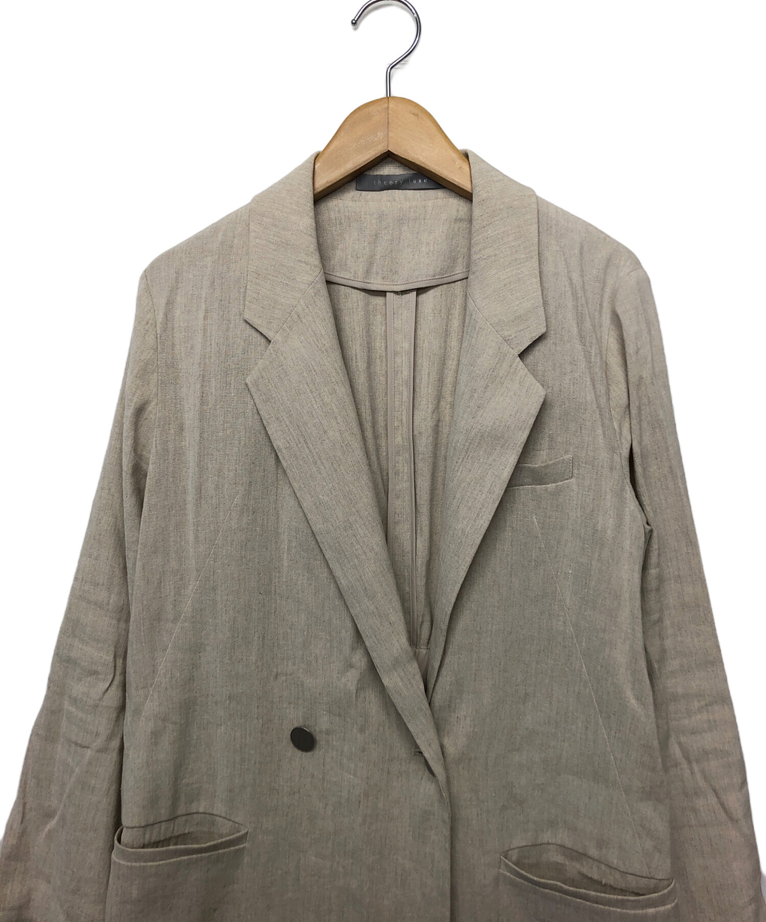 中古・古着通販】theory luxe (セオリーリュクス) コート ベージュ 