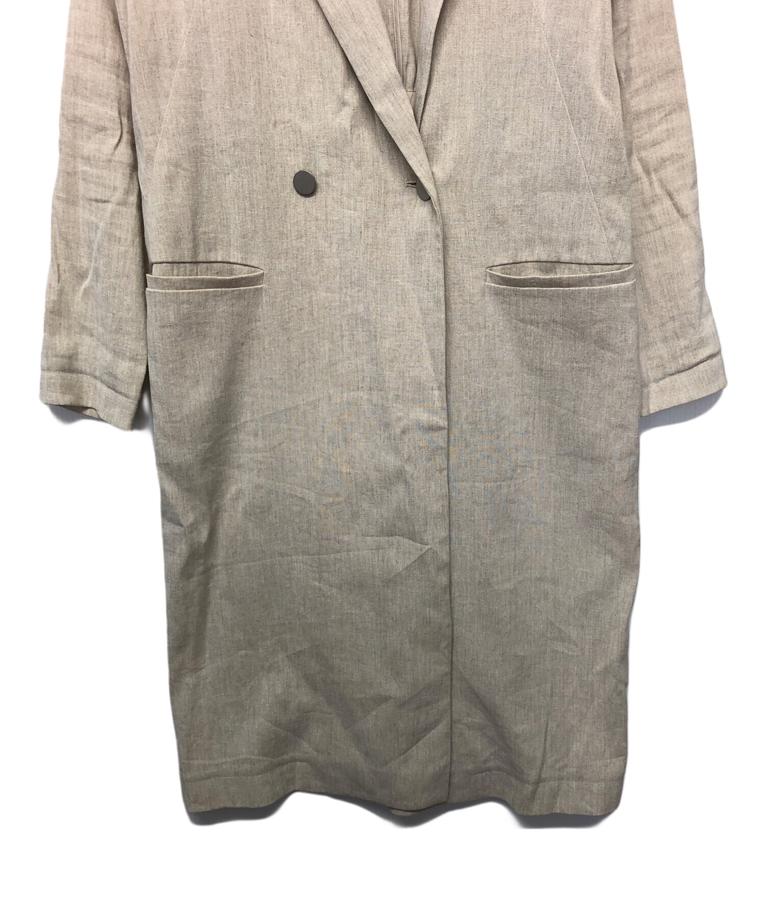 中古・古着通販】theory luxe (セオリーリュクス) コート ベージュ 