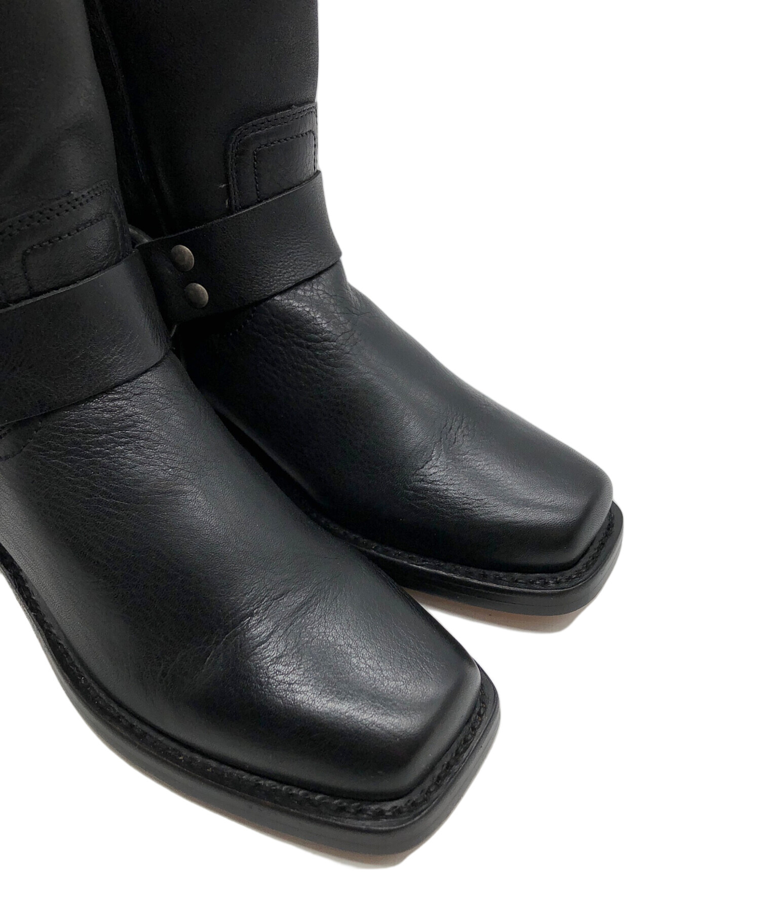 中古・古着通販】FRYE (フライ) ロングブーツ ブラック サイズ:7