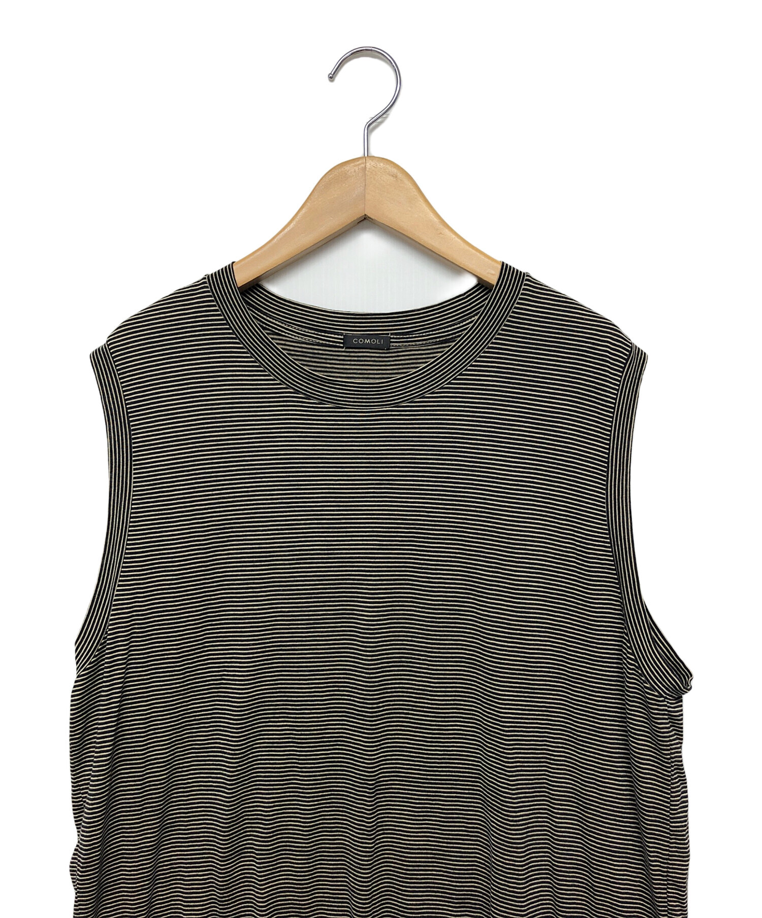 COMOLI サマーウール天竺 ノースリーブ size3 COMOLI ノースリーブ 