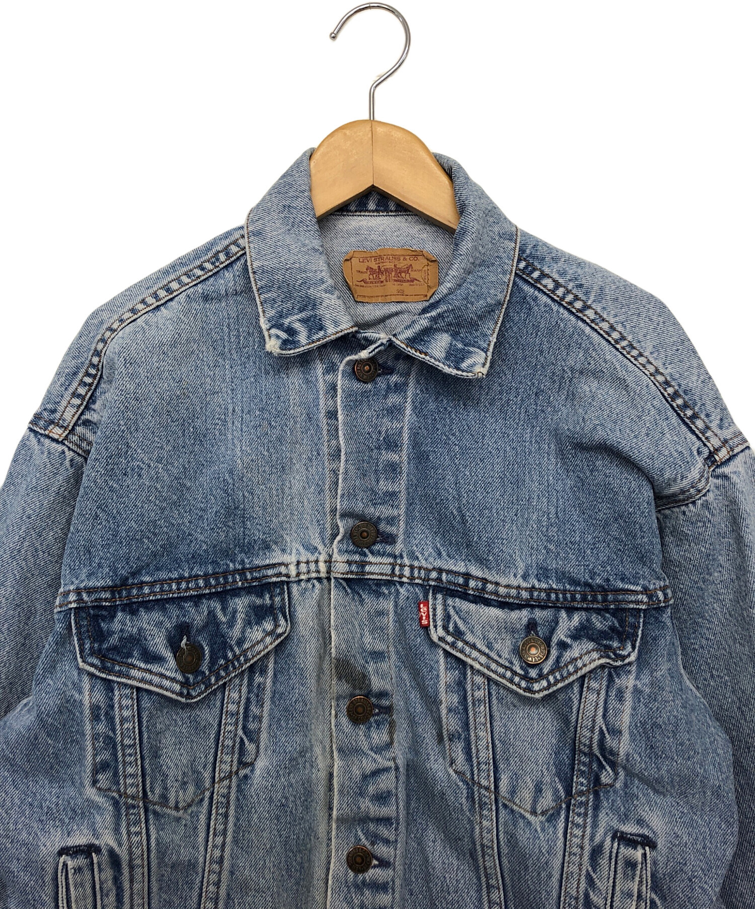 中古・古着通販】LEVI'S (リーバイス) デニムジャケット インディゴ