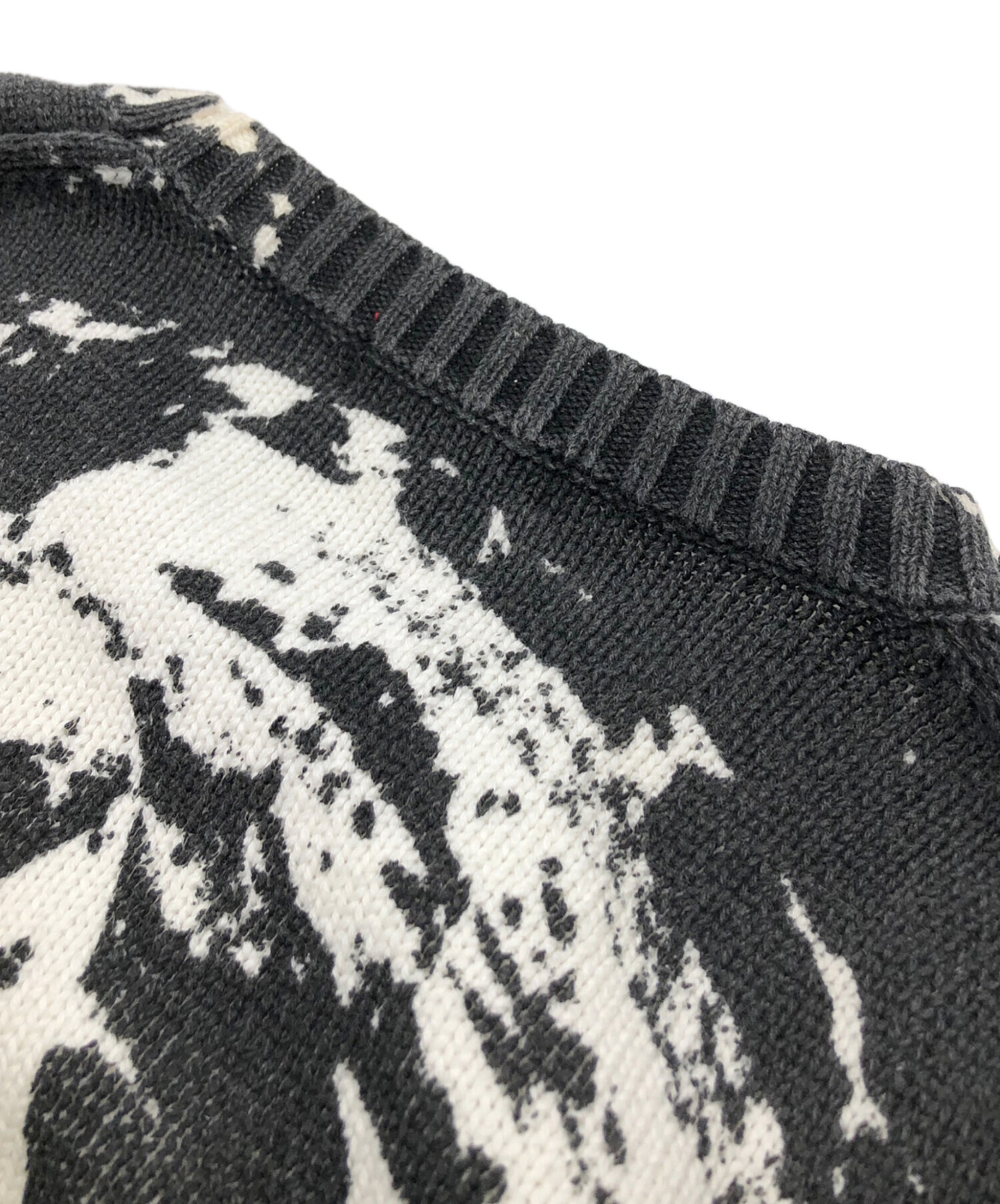 中古・古着通販】Supreme (シュプリーム) クルーネックニット ホワイト 