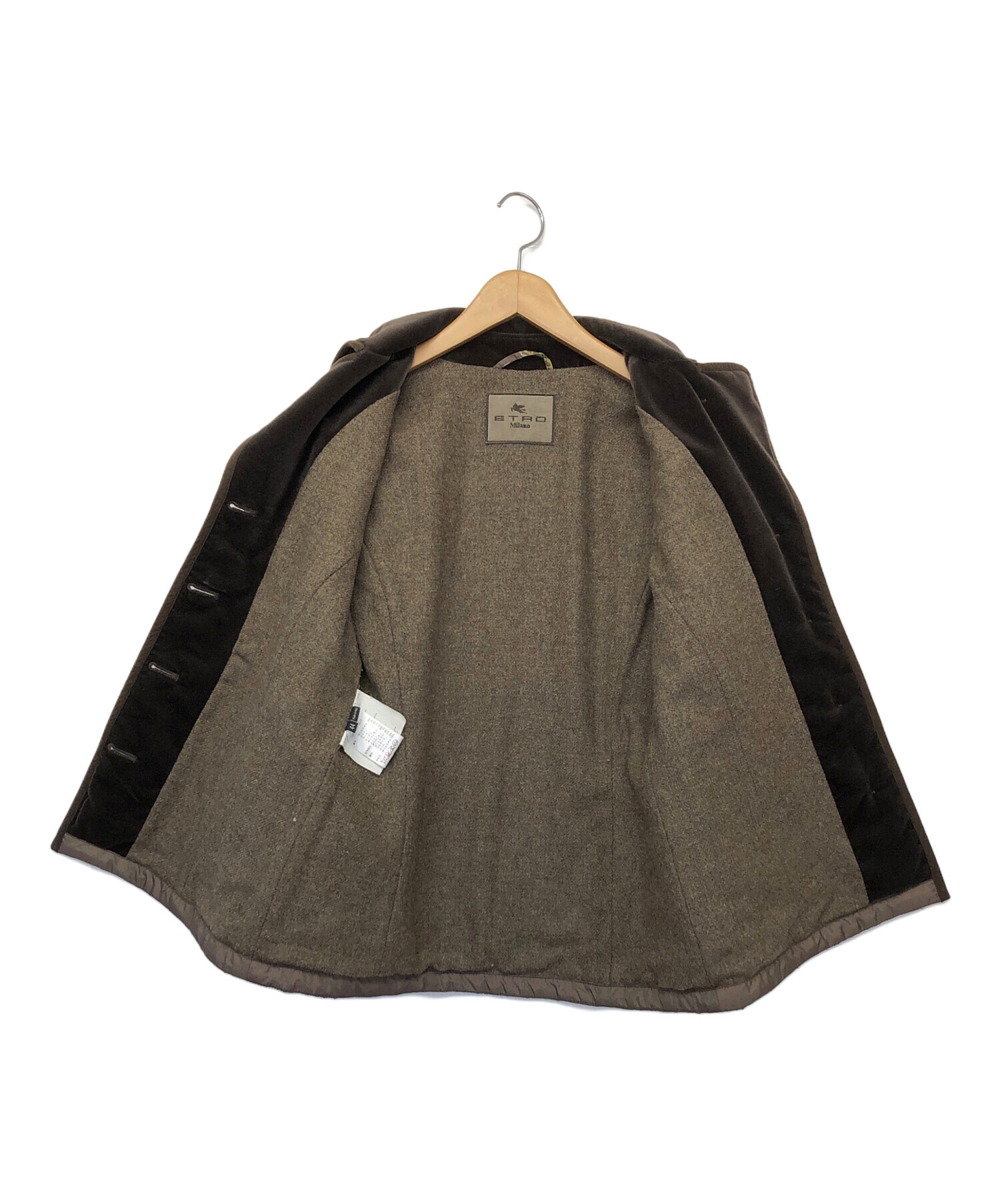 中古・古着通販】ETRO (エトロ) キルティングジャケット ブラウン