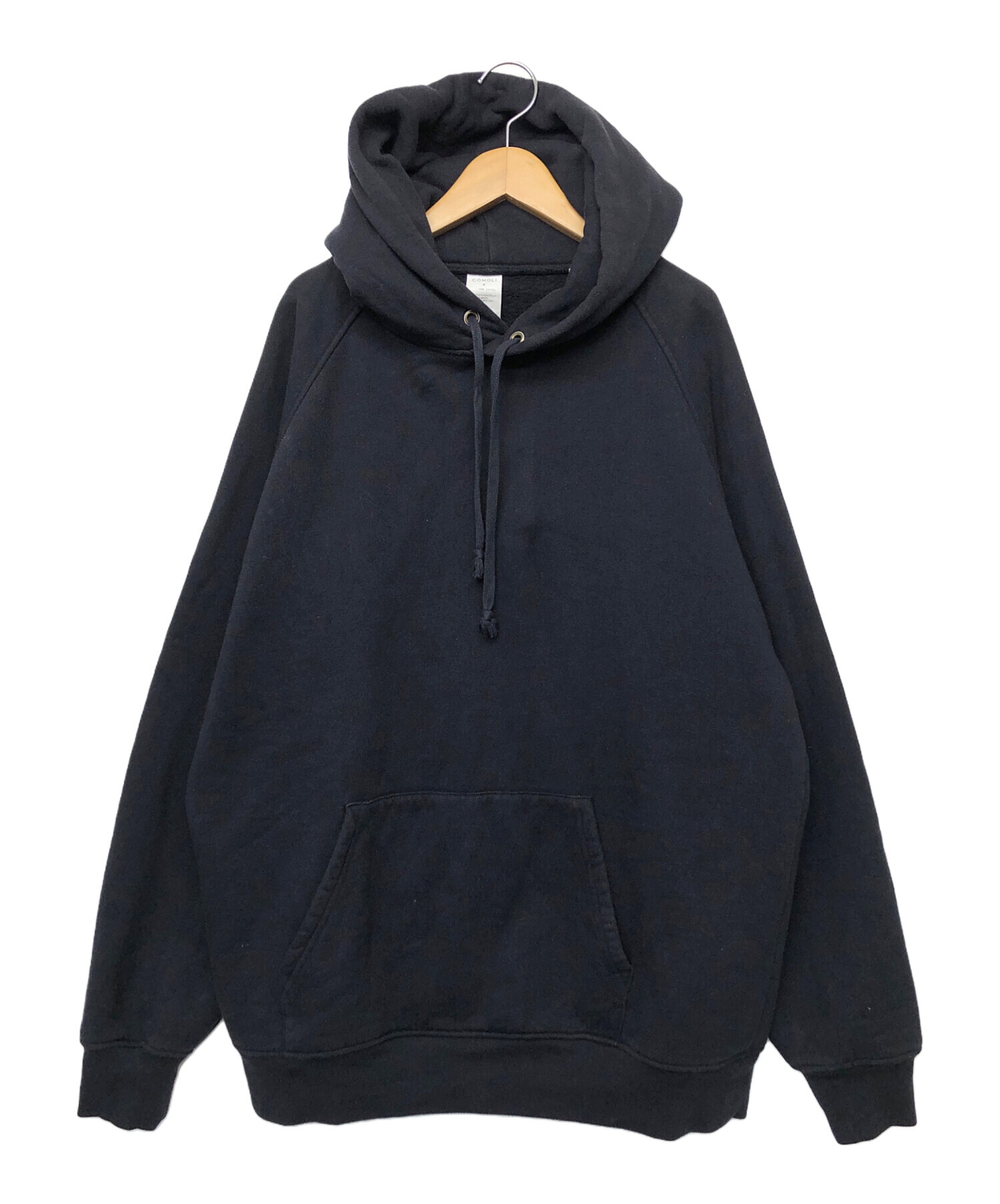 中古・古着通販】COMOLI (コモリ) コットン吊裏毛パーカー ネイビー 