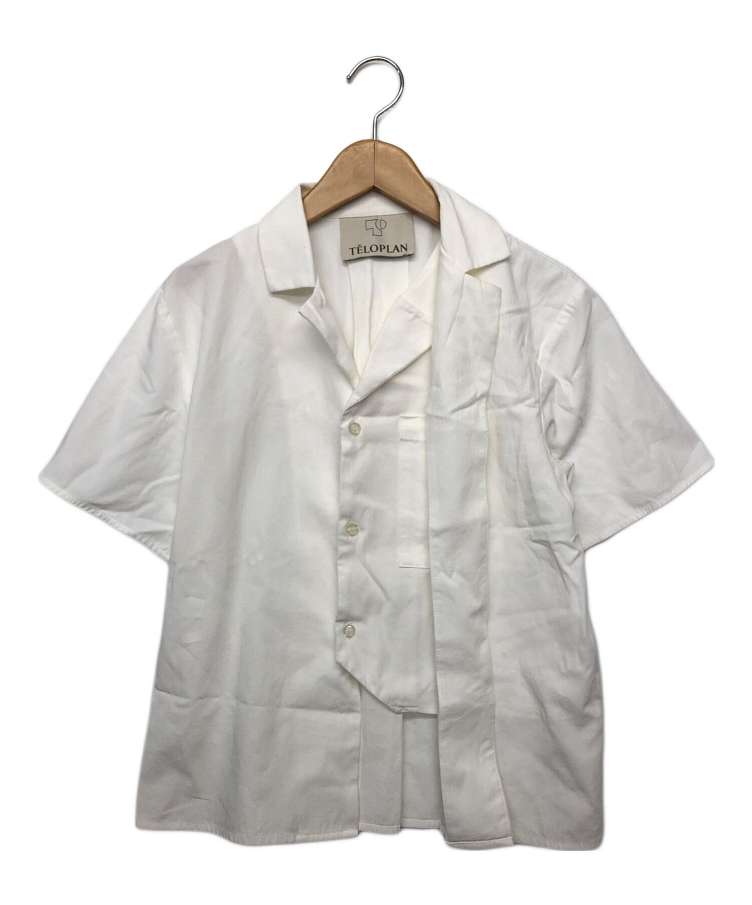 中古・古着通販】TELOPLAN (テーロプラン) オープンカラーシャツ 