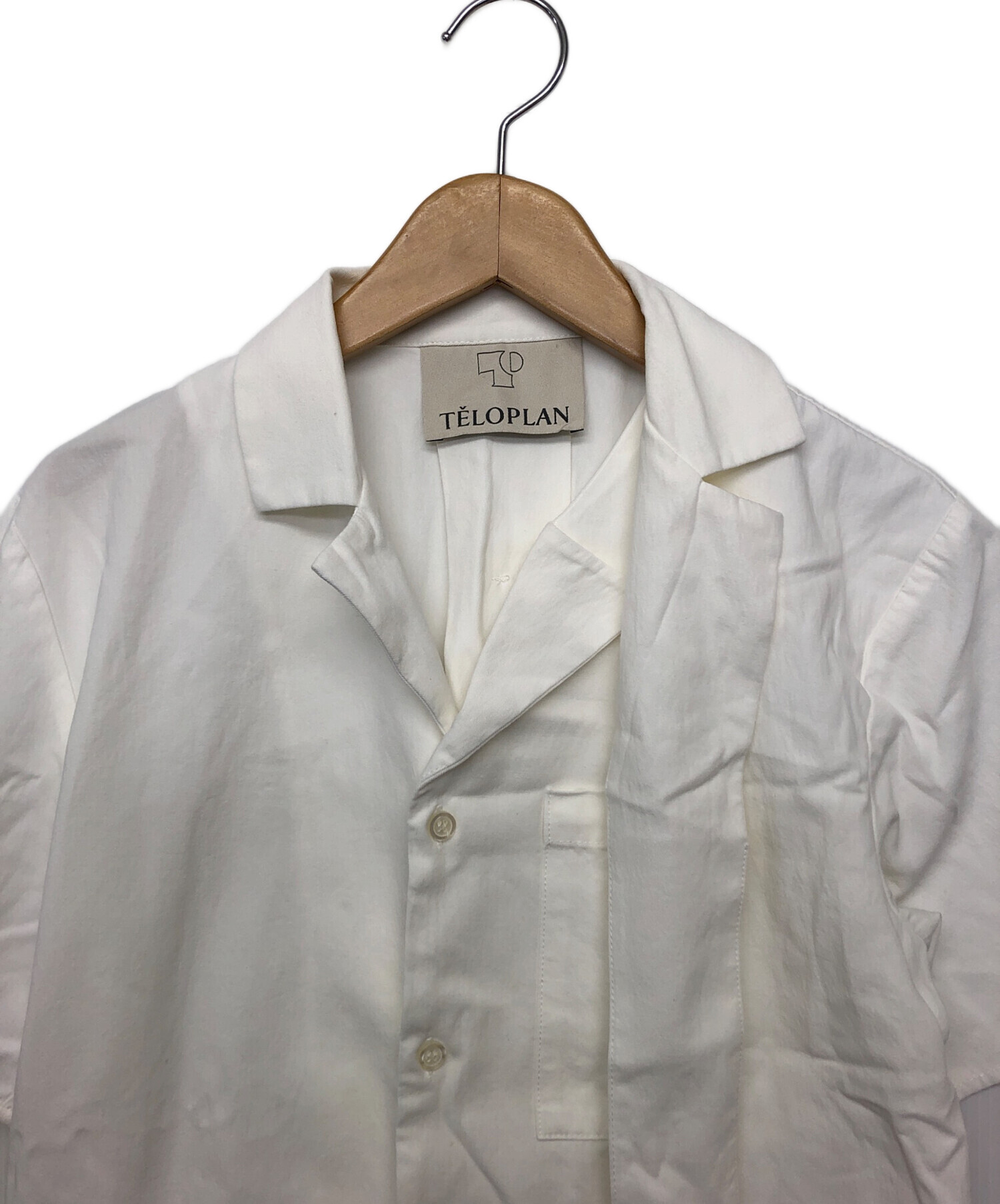 中古・古着通販】TELOPLAN (テーロプラン) オープンカラーシャツ 