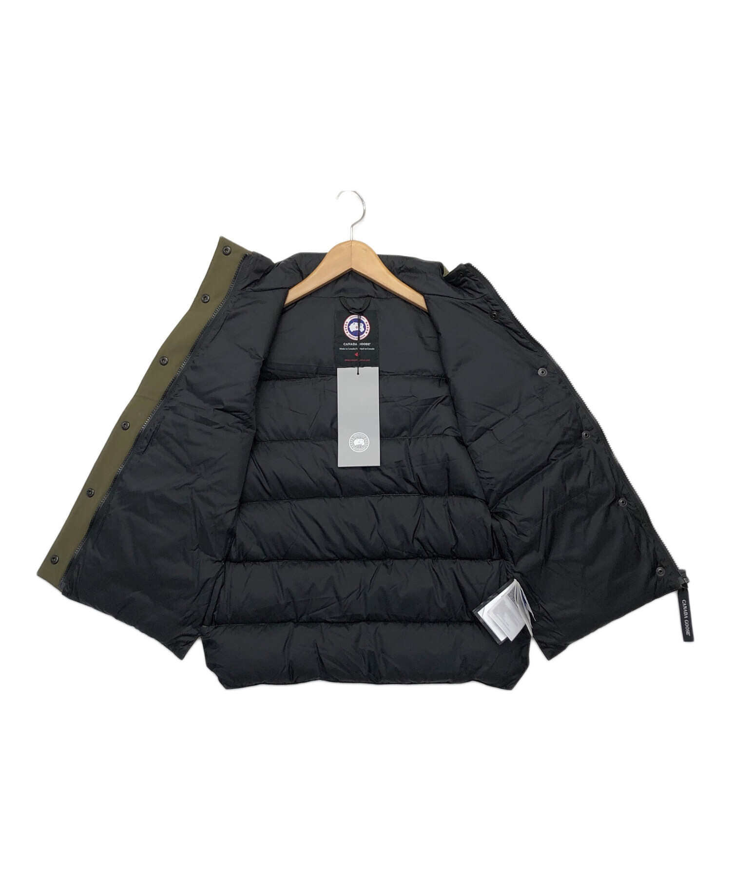 【新品未使用】 カナダグース ダウンベスト オリーブXS 中古・古着通販】CANADA GOOSE (カナダグース) ダウンベスト オリーブ