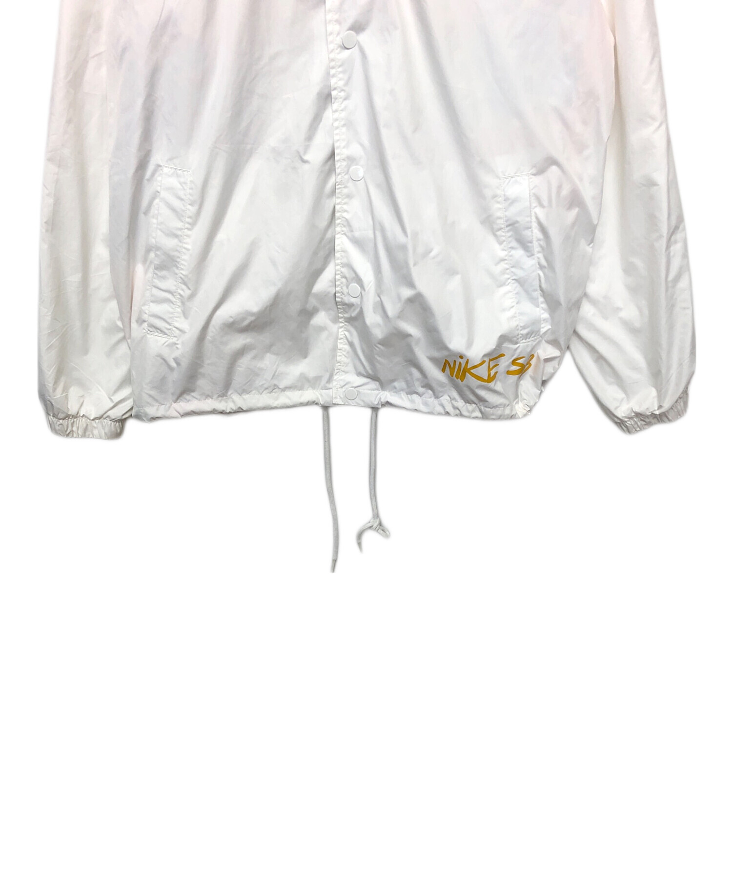 中古・古着通販】NIKE (ナイキ) コーチジャケット ホワイト サイズ:XL 