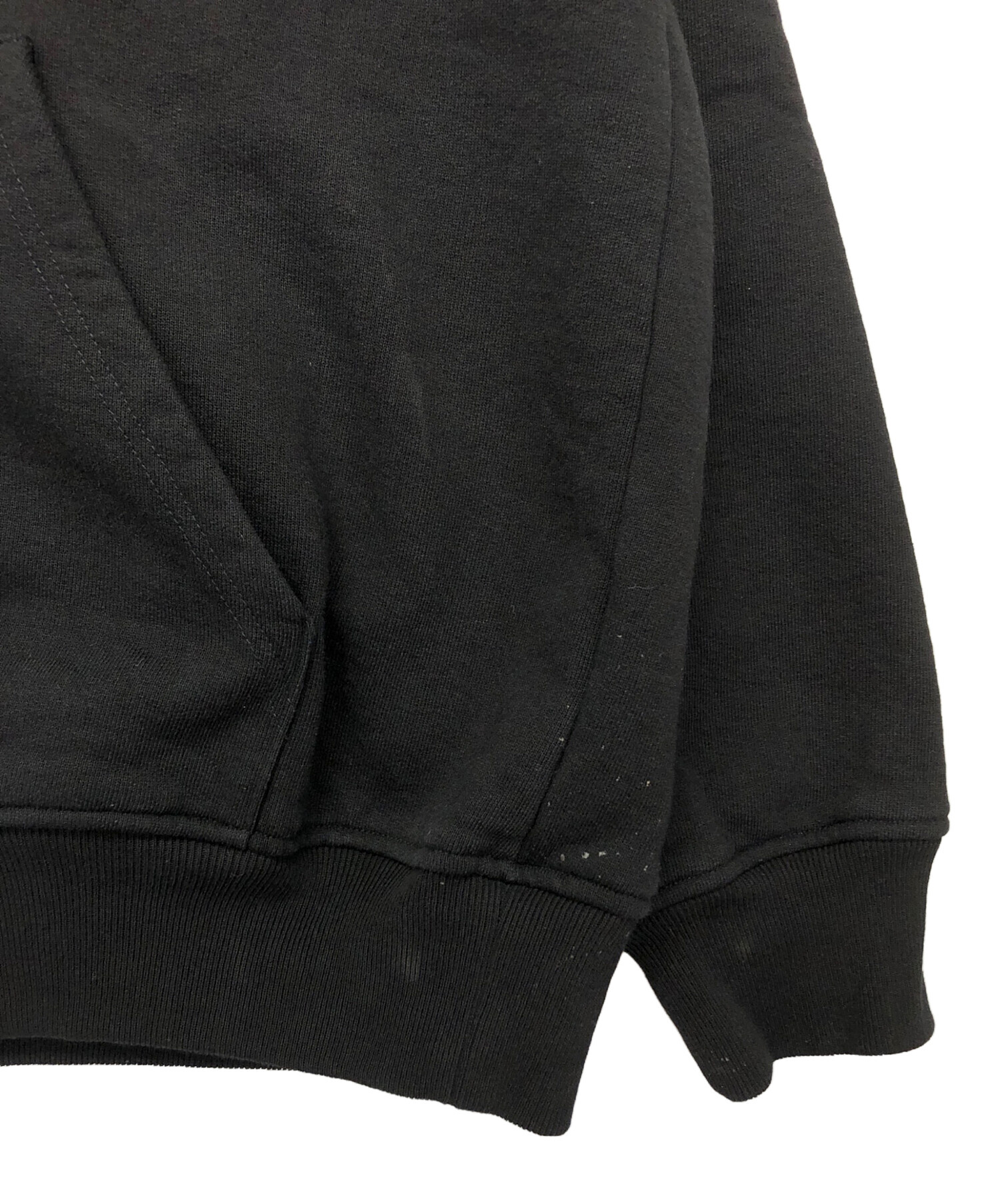 中古・古着通販】COMOLI (コモリ) コットン裏毛 ジップパーカ ブラック