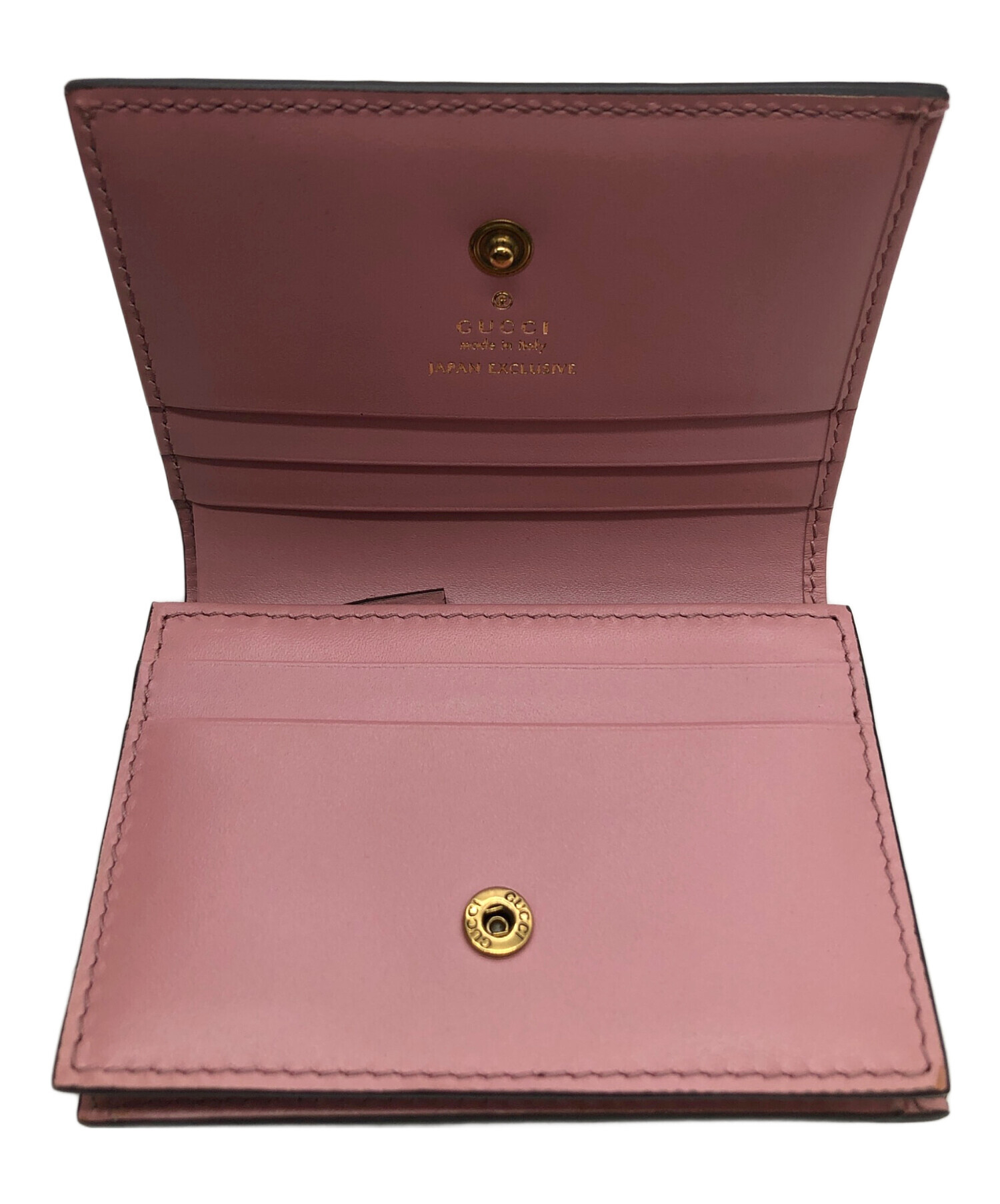 GUCCI Garden 早い者勝ち！グッチガーデン　二つ折り財布　ピンク 即発！Gucci Garden☆グッチガーデンアイモチーフ折りたたみ財布