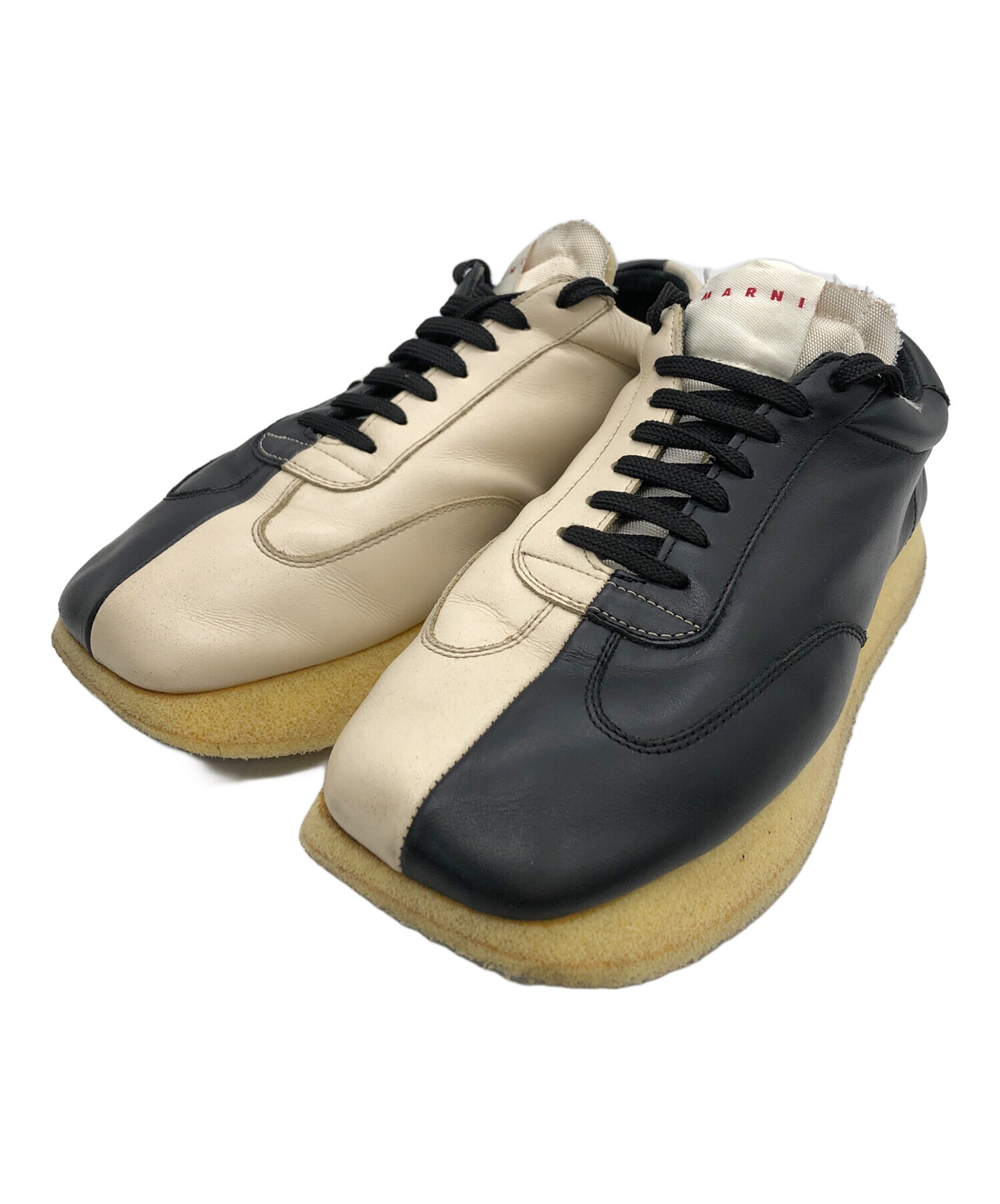 中古・古着通販】MARNI (マルニ) スニーカー ベージュ×ブラック サイズ