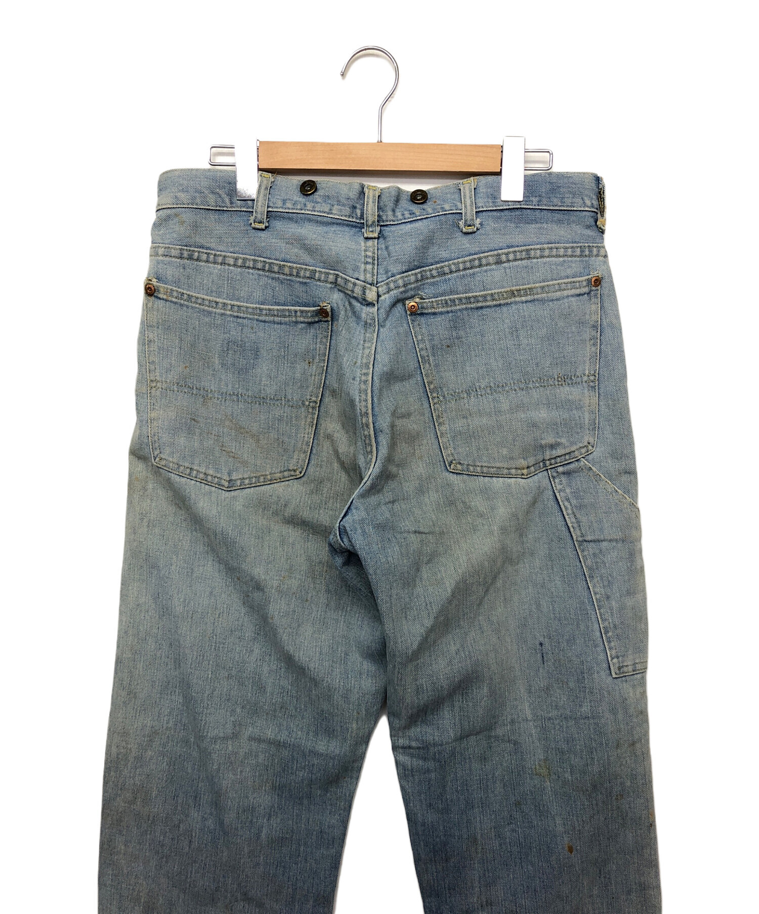 中古・古着通販】LEE (リー) 70Sデニムロガーパンツ インディゴ サイズ 