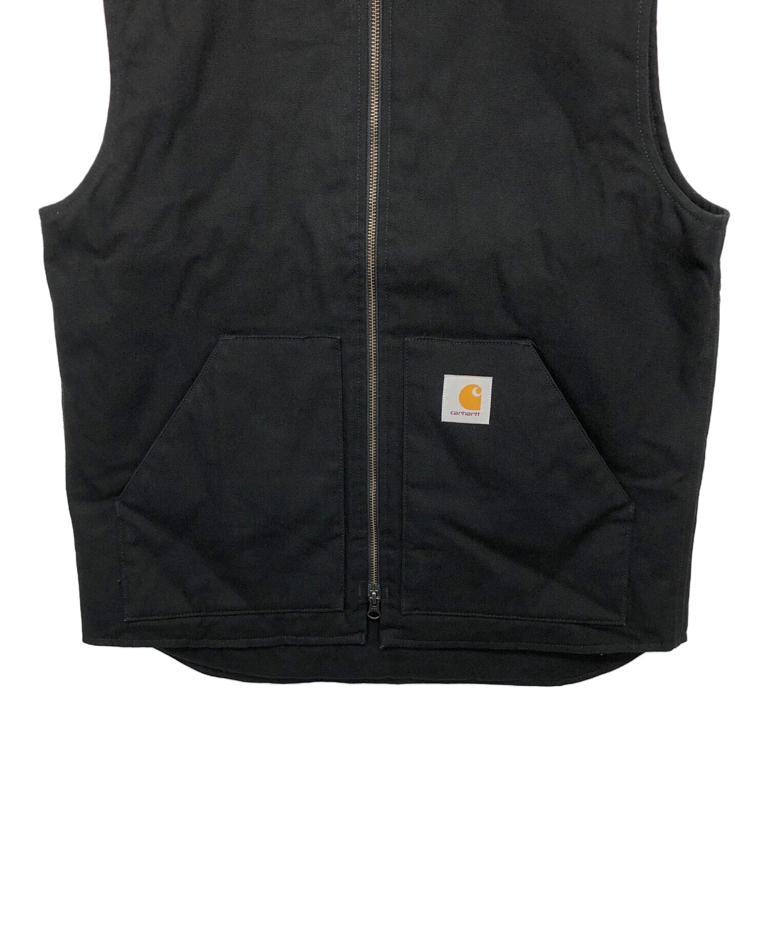 中古・古着通販】CarHartt (カーハート) ベスト ブラック サイズ:L 