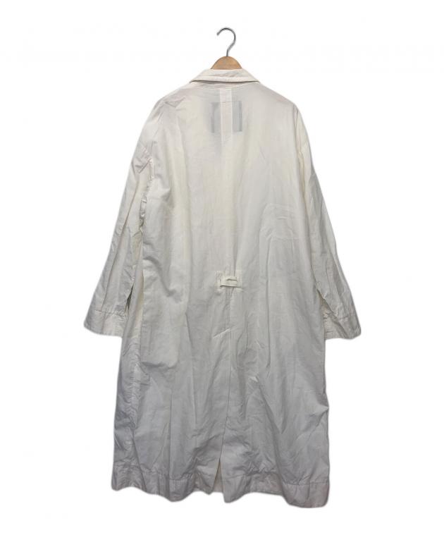 中古・古着通販】ATON (エイトン) ロングコート ホワイト サイズ:06