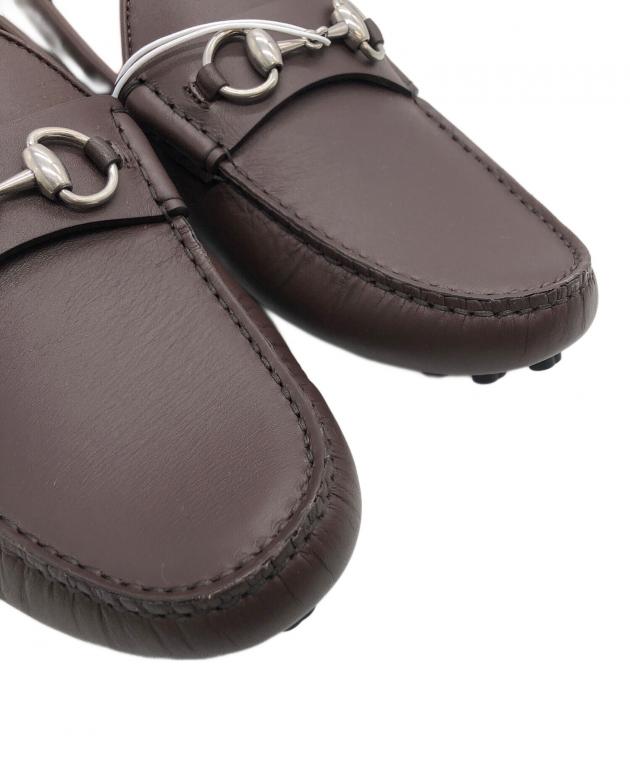 中古・古着通販】GUCCI (グッチ) ドライビングシューズ ブラウン
