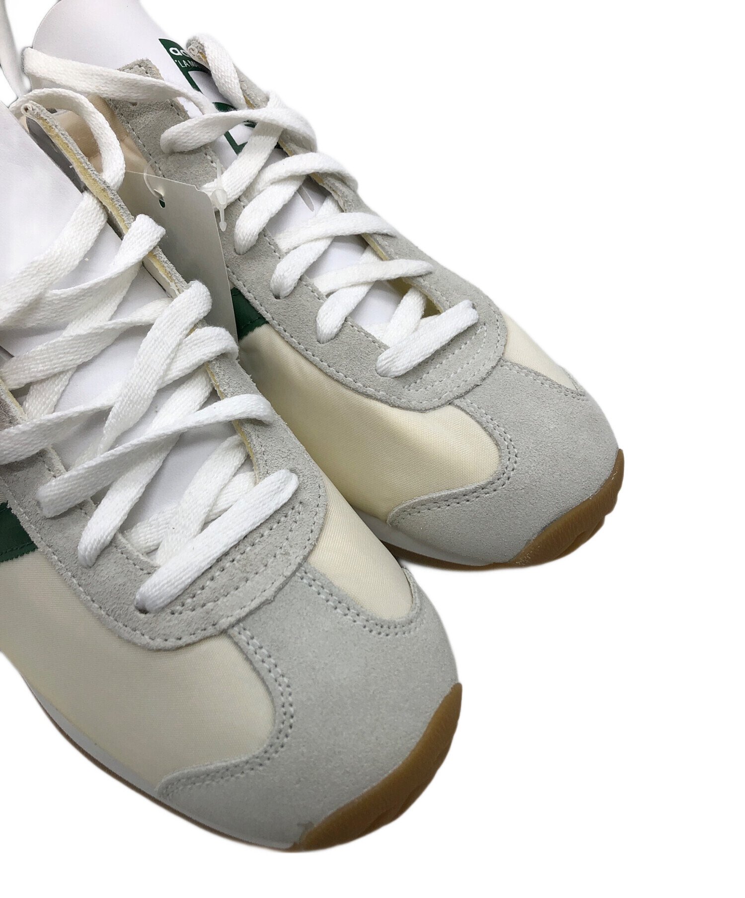 中古・古着通販】adidas (アディダス) スニーカー ホワイト×グリーン  