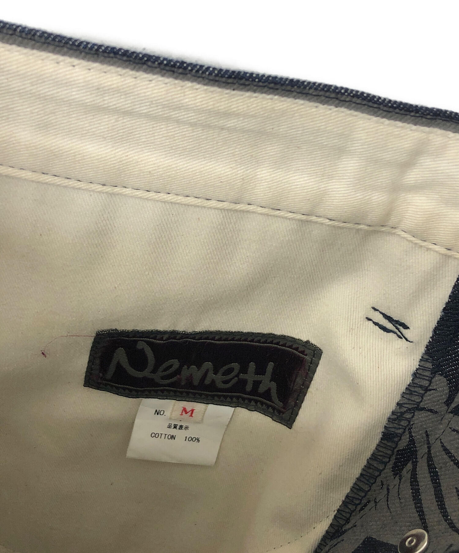 中古・古着通販】Nemeth (ネメス) デニムパンツ インディゴ サイズ:M