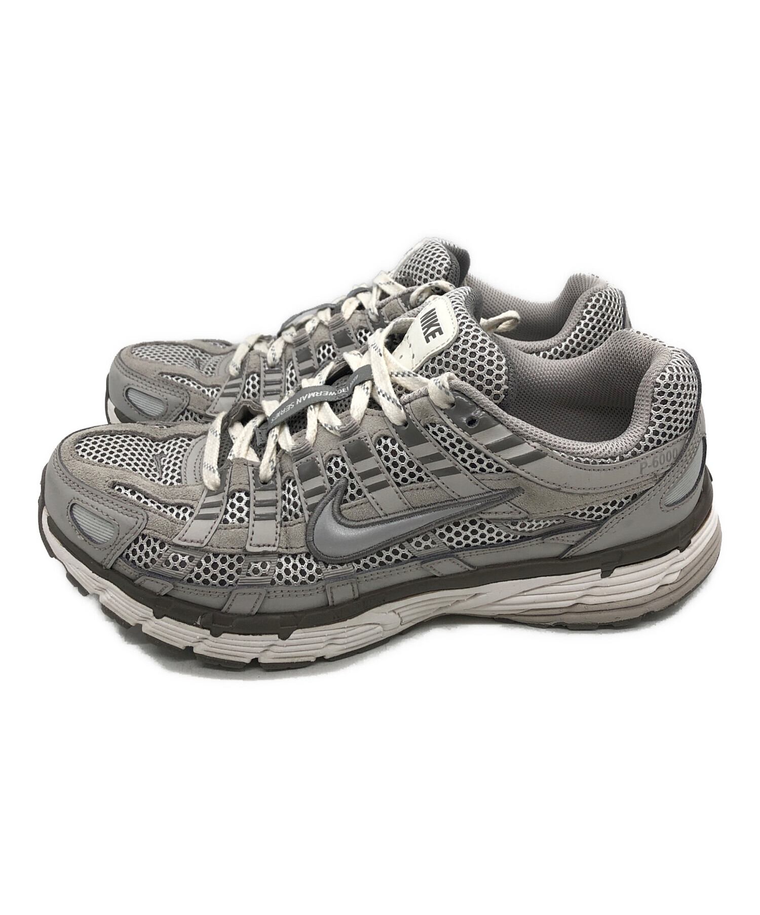 美品中古NIKEスニーカー 中古・古着通販】NIKE (ナイキ) P-6000 グレー サイズ:27.5cm