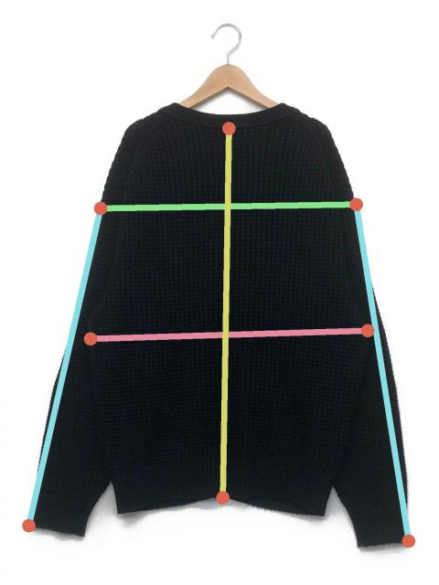 ラ*ン様 ワコマリア ワッフルカーディガン　XXL ラ*ン様 ワコマリア ワッフルカーディガン XXL WAFFLE KNIT CARDIGAN