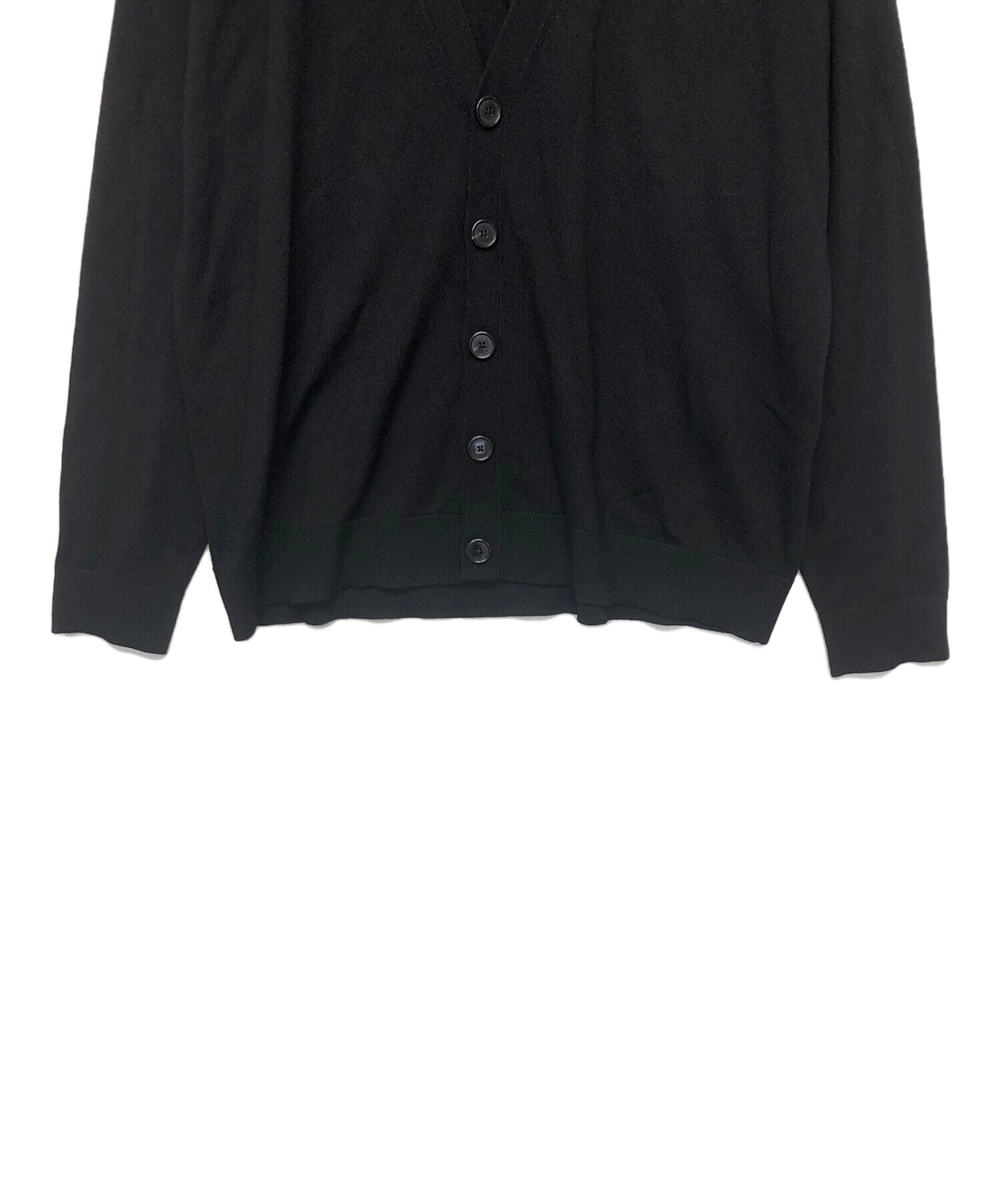 中古・古着通販】LOEWE (ロエベ) ニットカーディガン ブラック サイズ