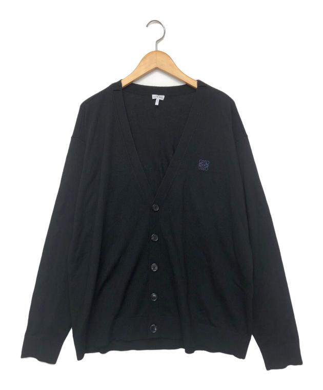 中古・古着通販】LOEWE (ロエベ) ニットカーディガン ブラック サイズ
