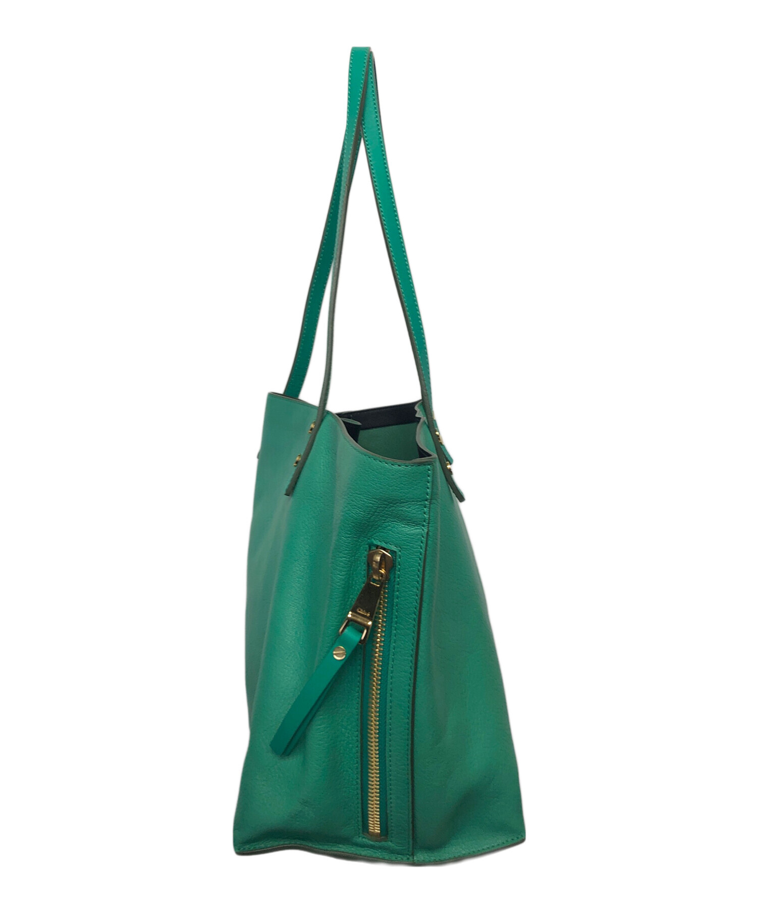 中古・古着通販】Chloe (クロエ) トートバッグ グリーン