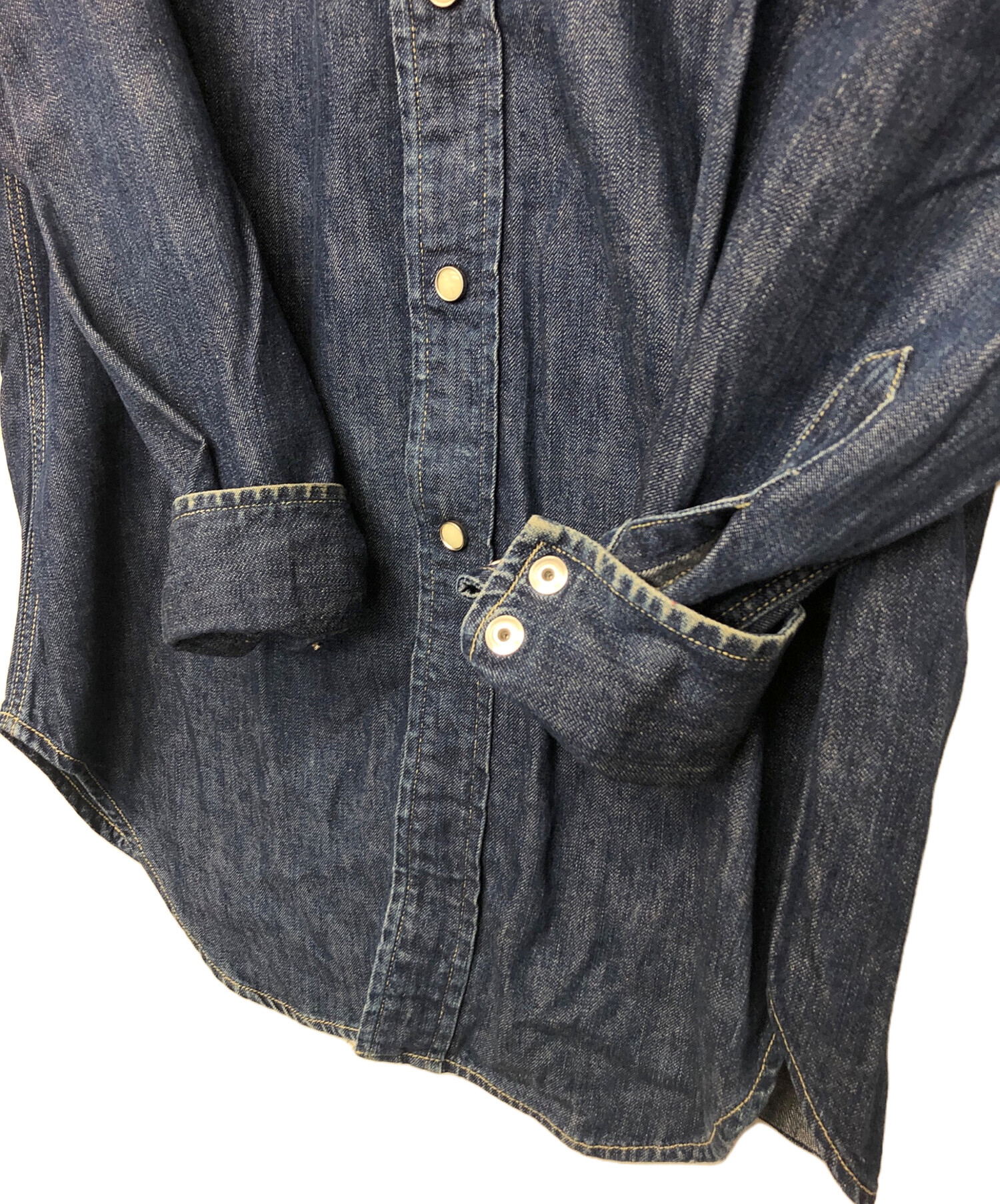 中古・古着通販】LEVI'S (リーバイス) デニムシャツ インディゴ サイズ