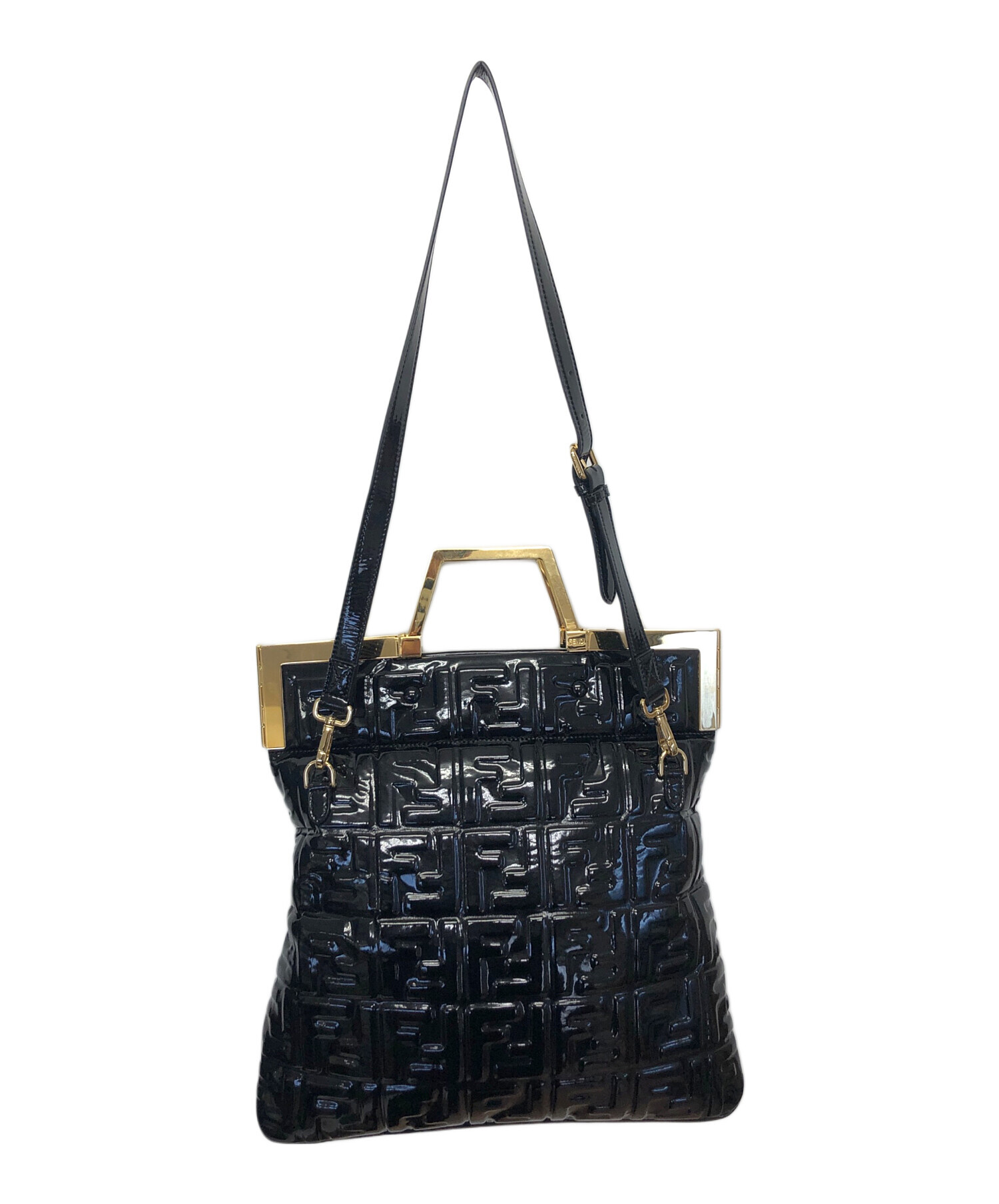 中古・古着通販】FENDI (フェンディ) 2WAYバッグ ブラック｜ブランド