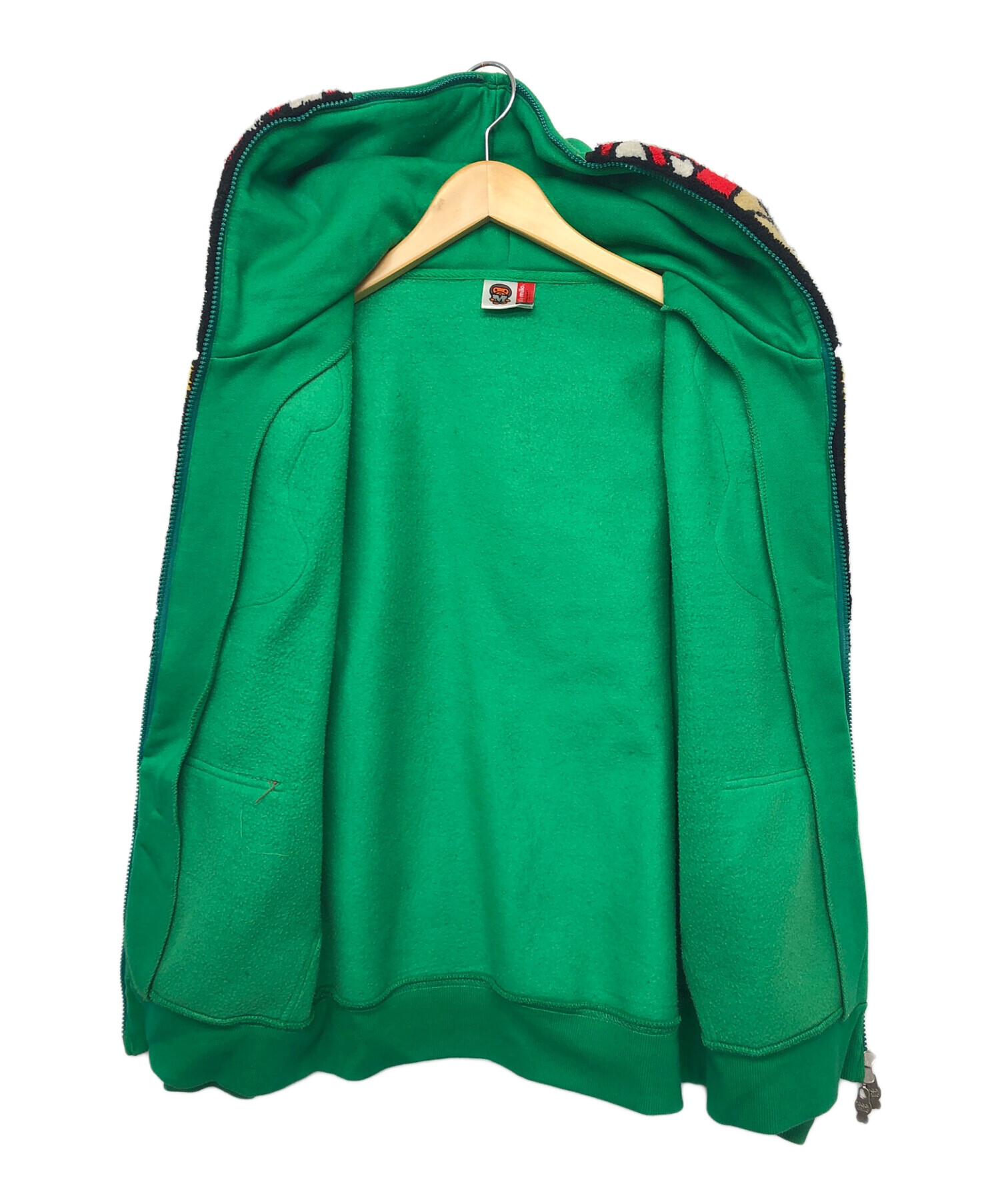 中古・古着通販】BABY MiLO (ベビーマイロ) ジップパーカー グリーン 
