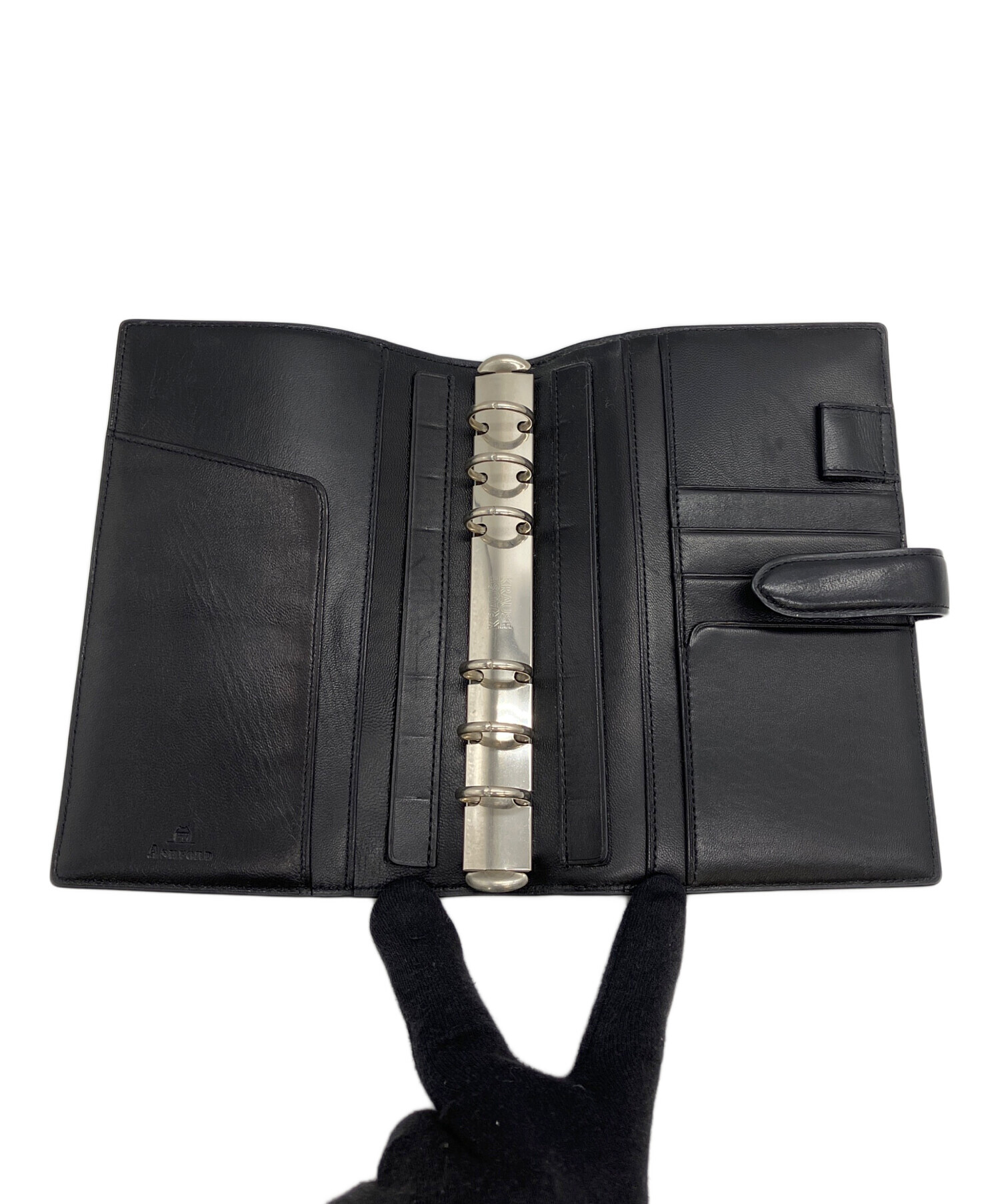 中古・古着通販】ASHFORD (アシュフォード) 手帳カバー ブラック